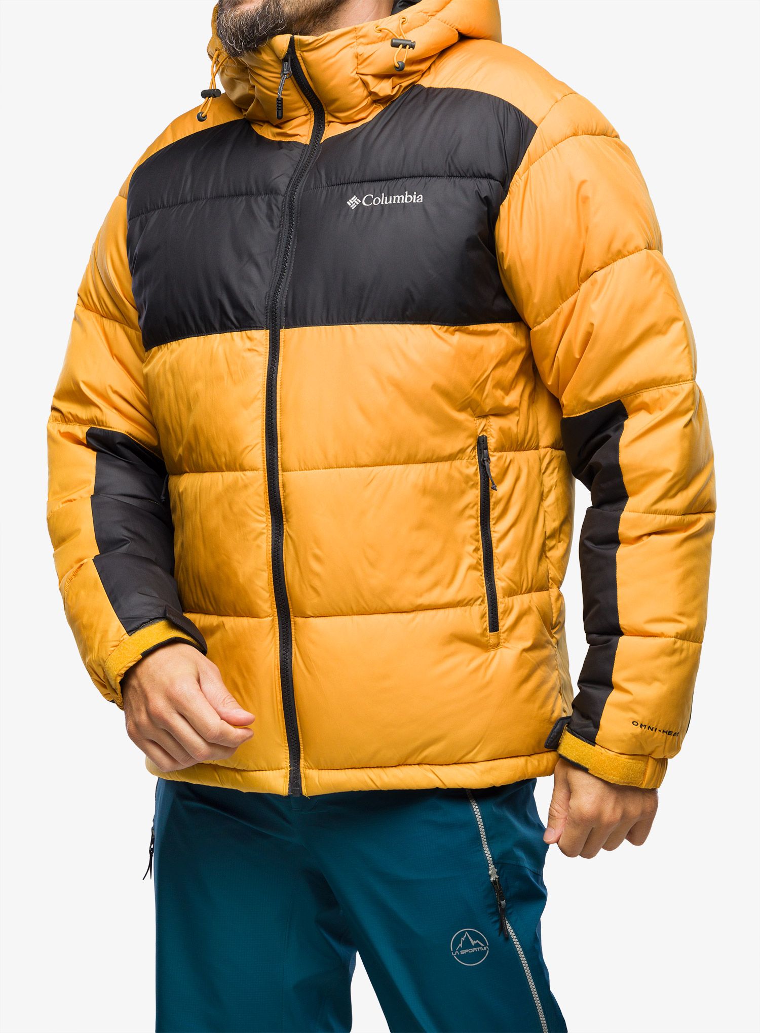 Jakna s postavom Columbia Pike Lake II Hooded Jacket - raw honey/shark