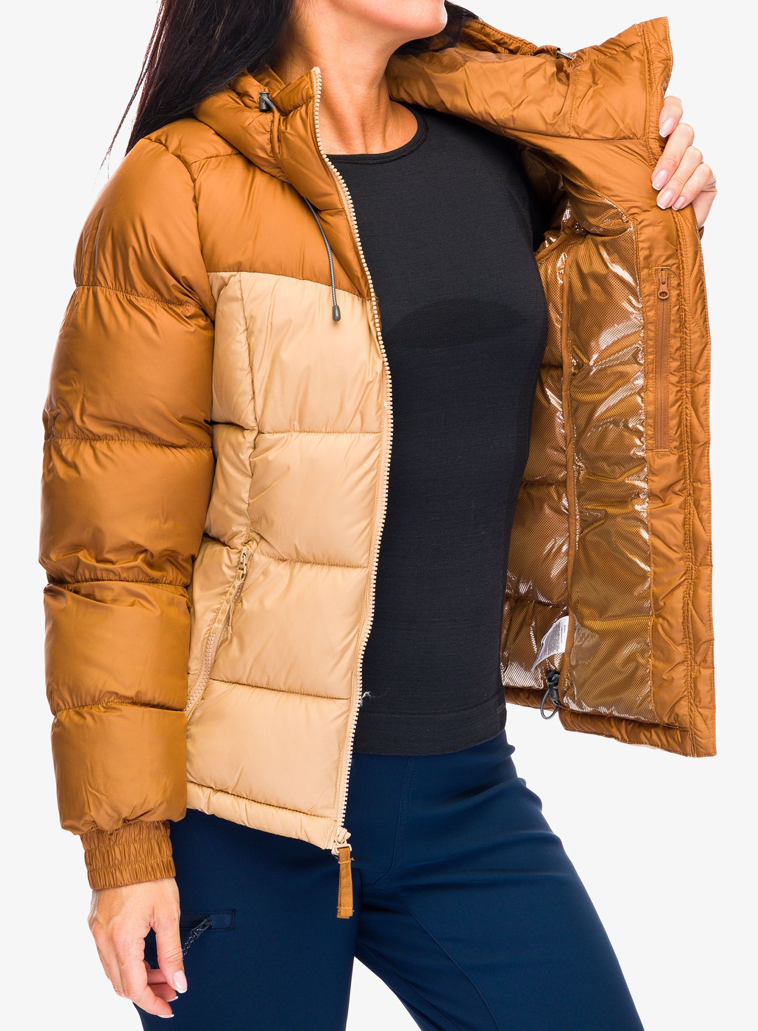 Jakna s postavom ženska Columbia Pike Lake II Insulated Jacket - camel brown/canoe