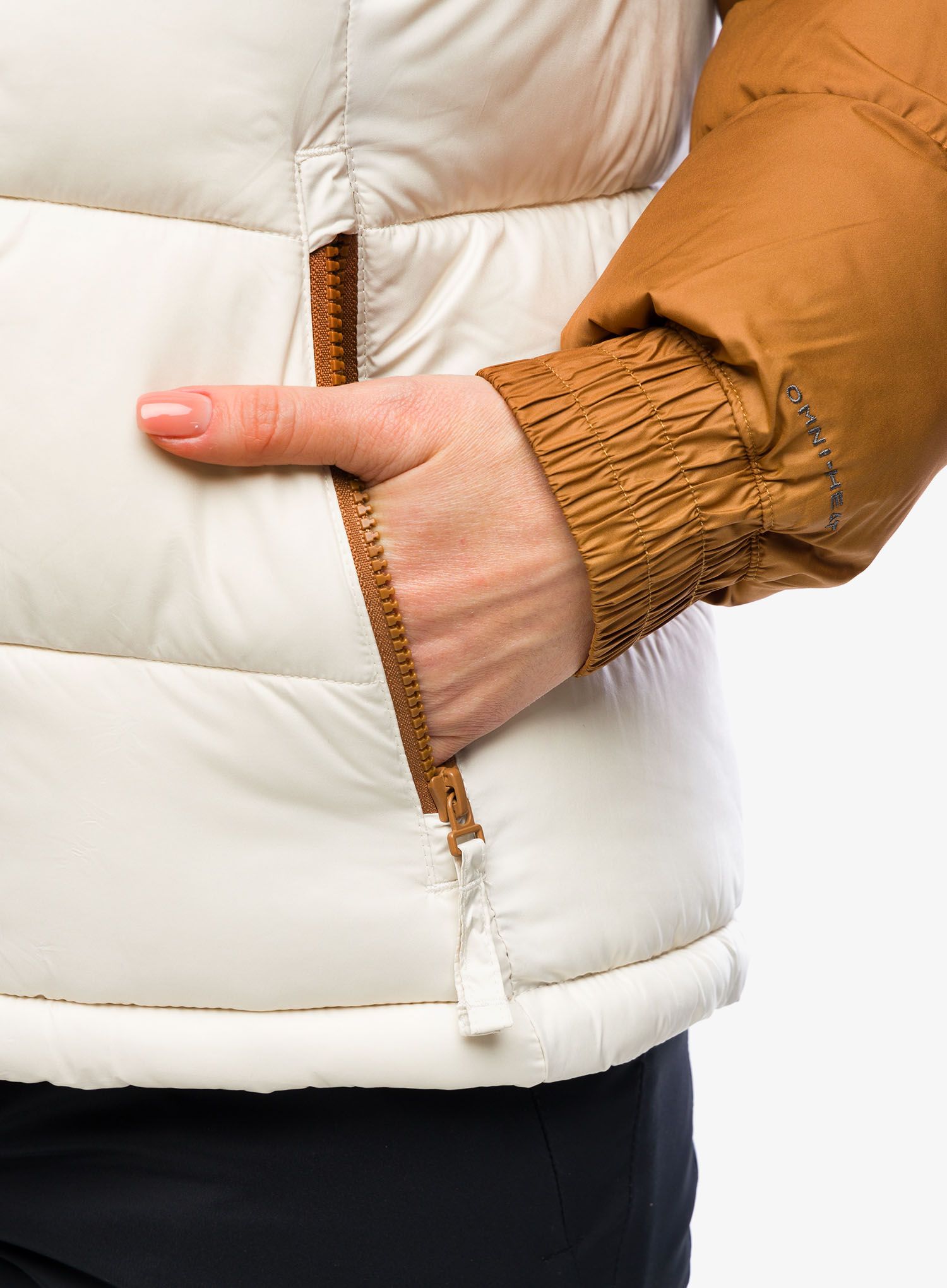 Ženska jakna Columbia Pike Lake II Insulated Jacket - camel brown/chalk