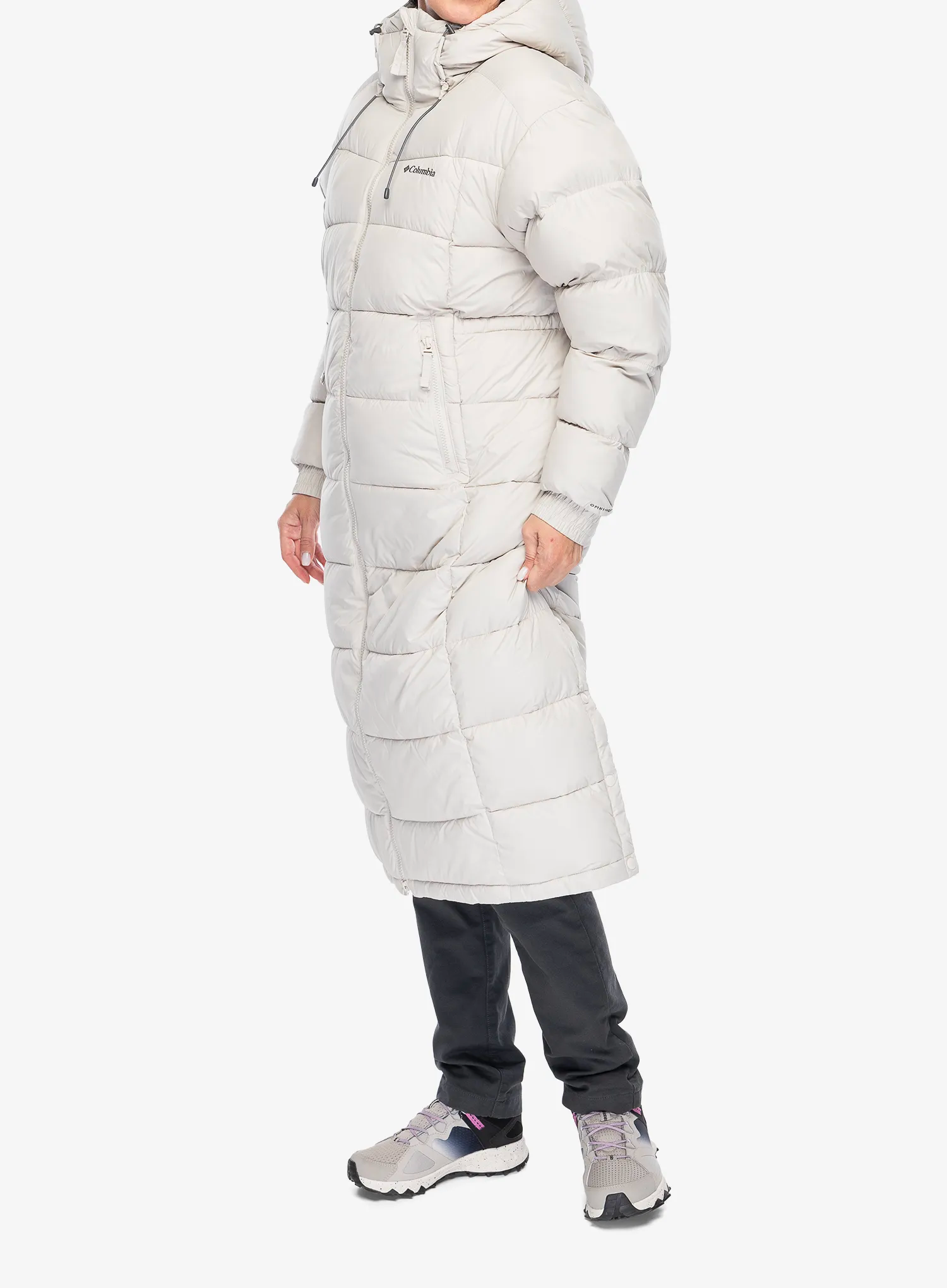 Ženski kaput Columbia Pike Lake II Long Jacket - dark stone