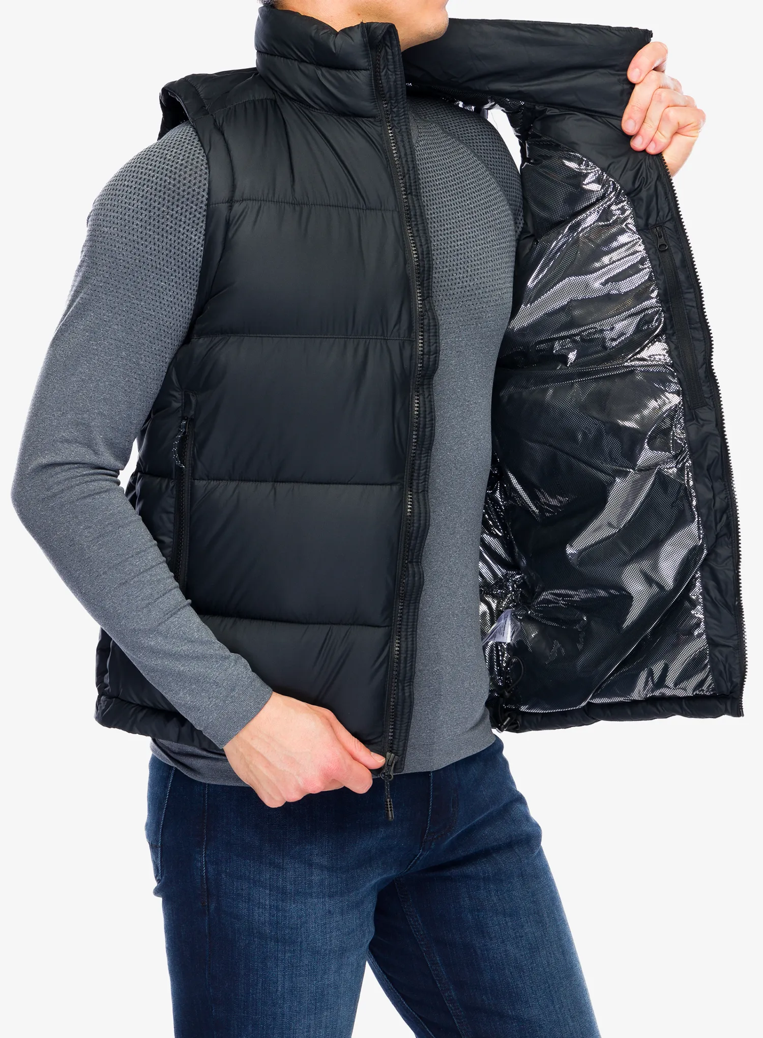 Prsluk s postavom Columbia Pike Lake II Vest - black