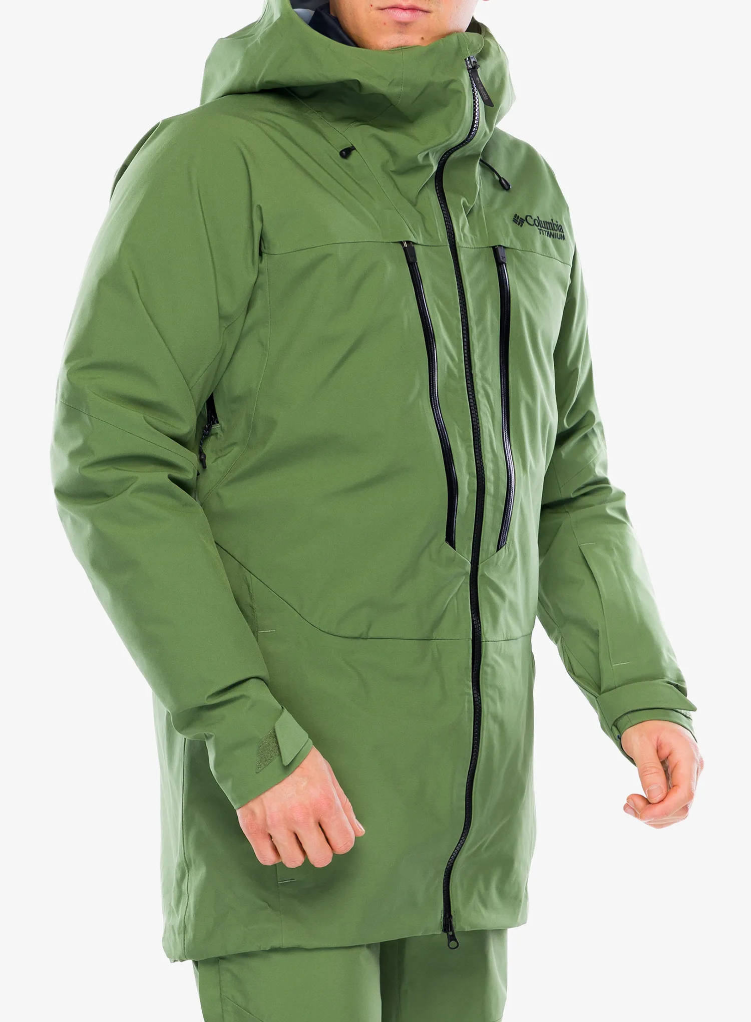 Skijaška jakna Columbia Platinum Peak II 3L Shell - canteen