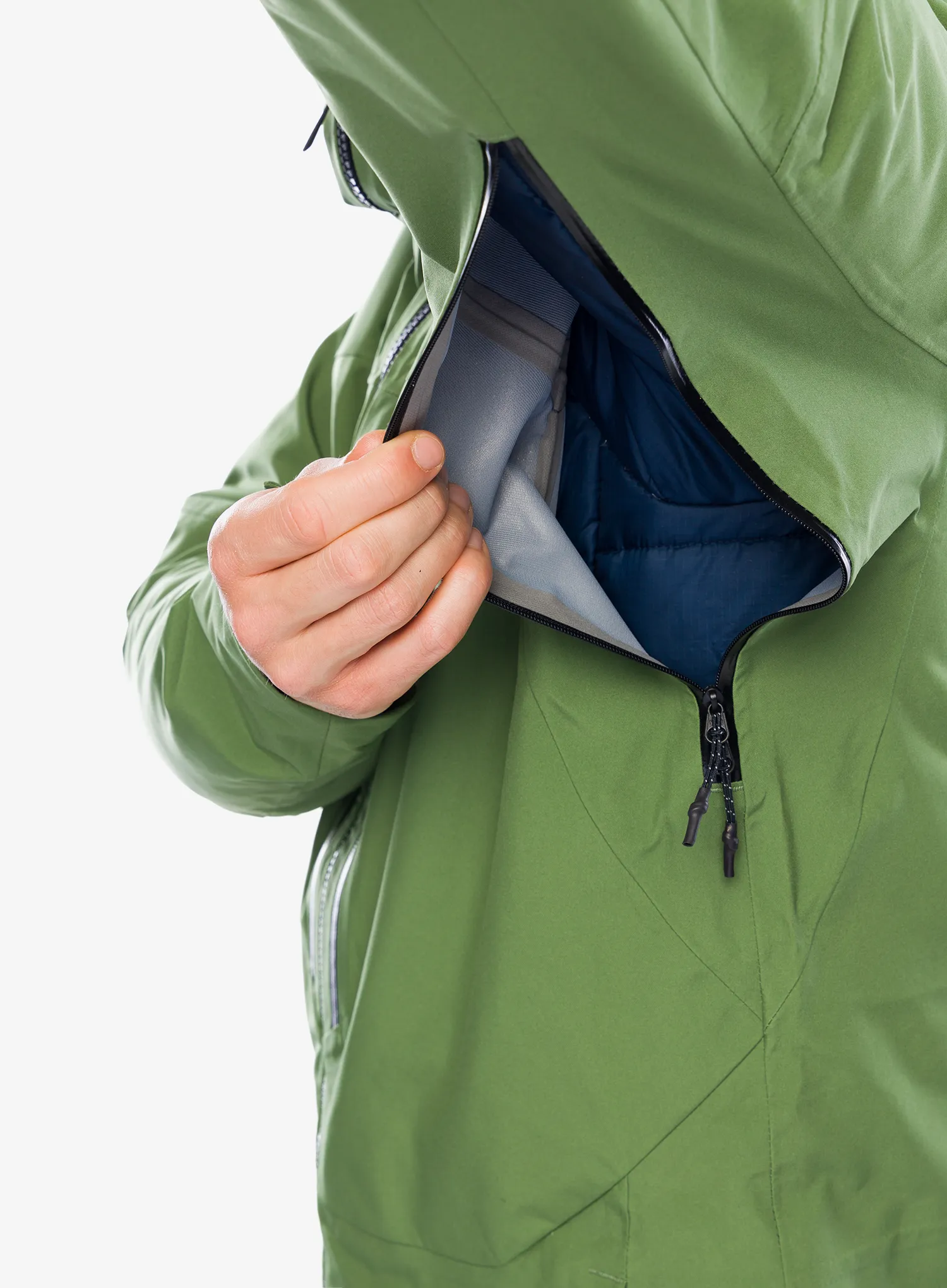 Skijaška jakna Columbia Platinum Peak II 3L Shell - canteen
