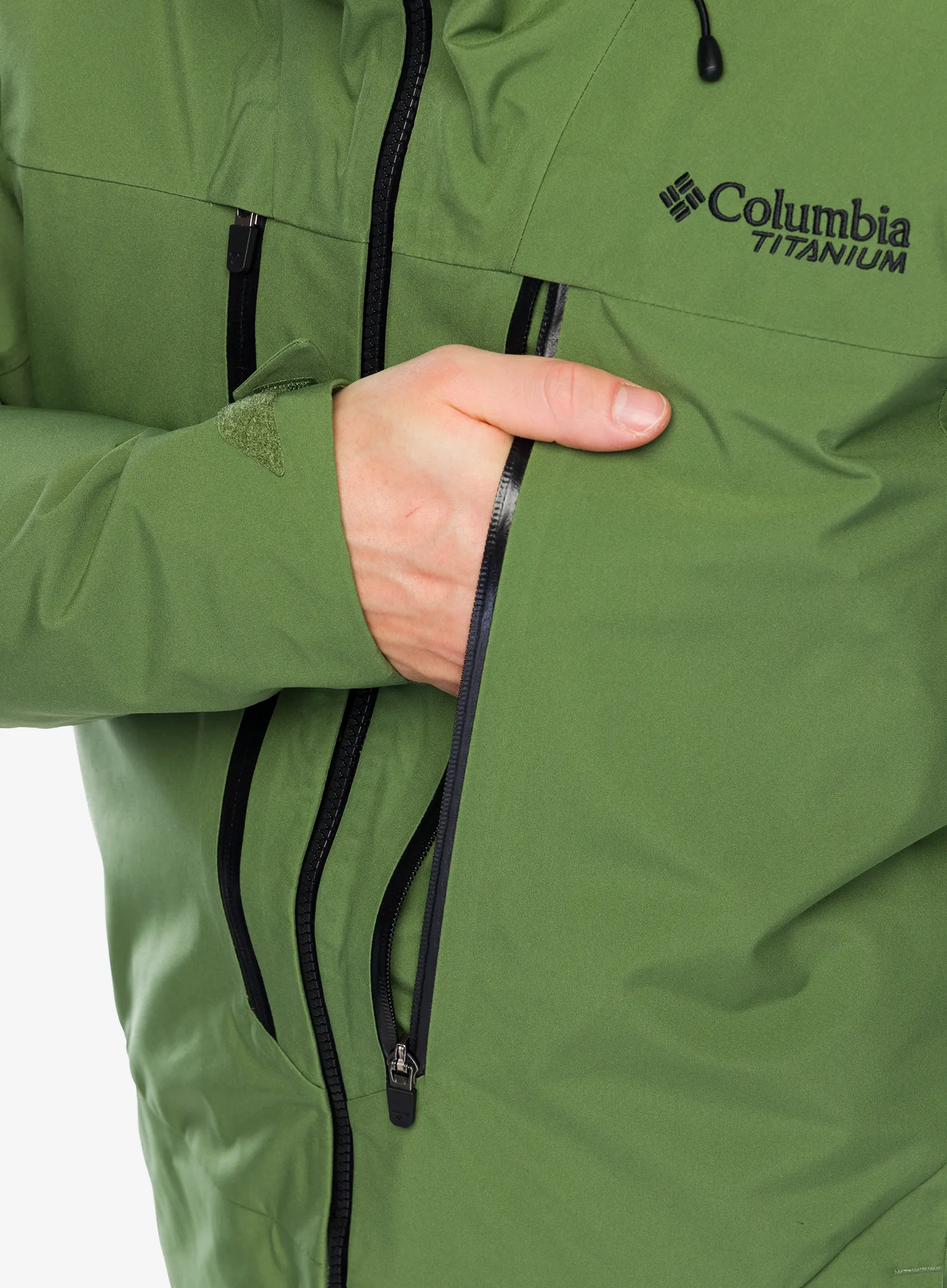 Skijaška jakna Columbia Platinum Peak II 3L Shell - canteen