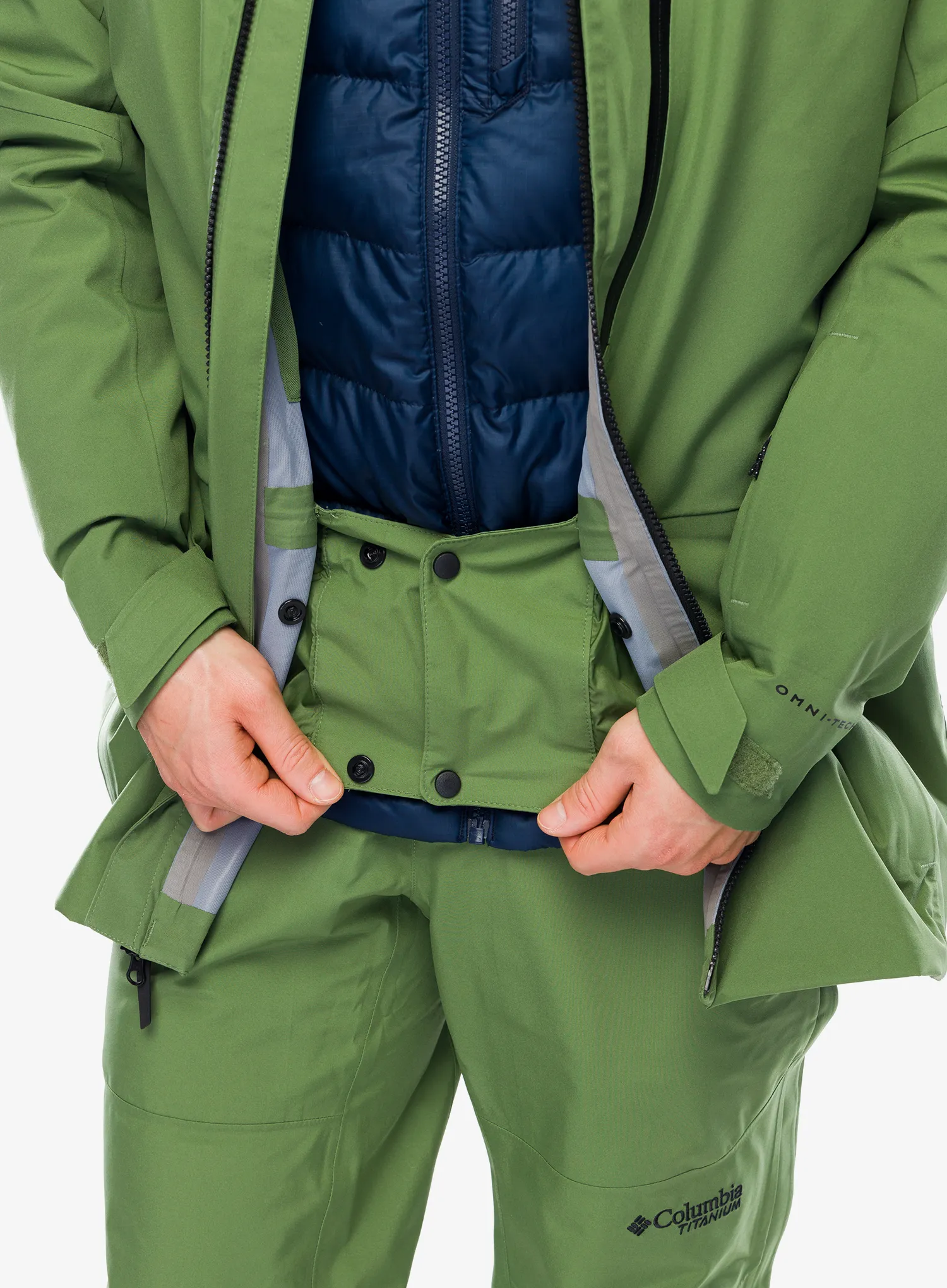 Skijaška jakna Columbia Platinum Peak II 3L Shell - canteen