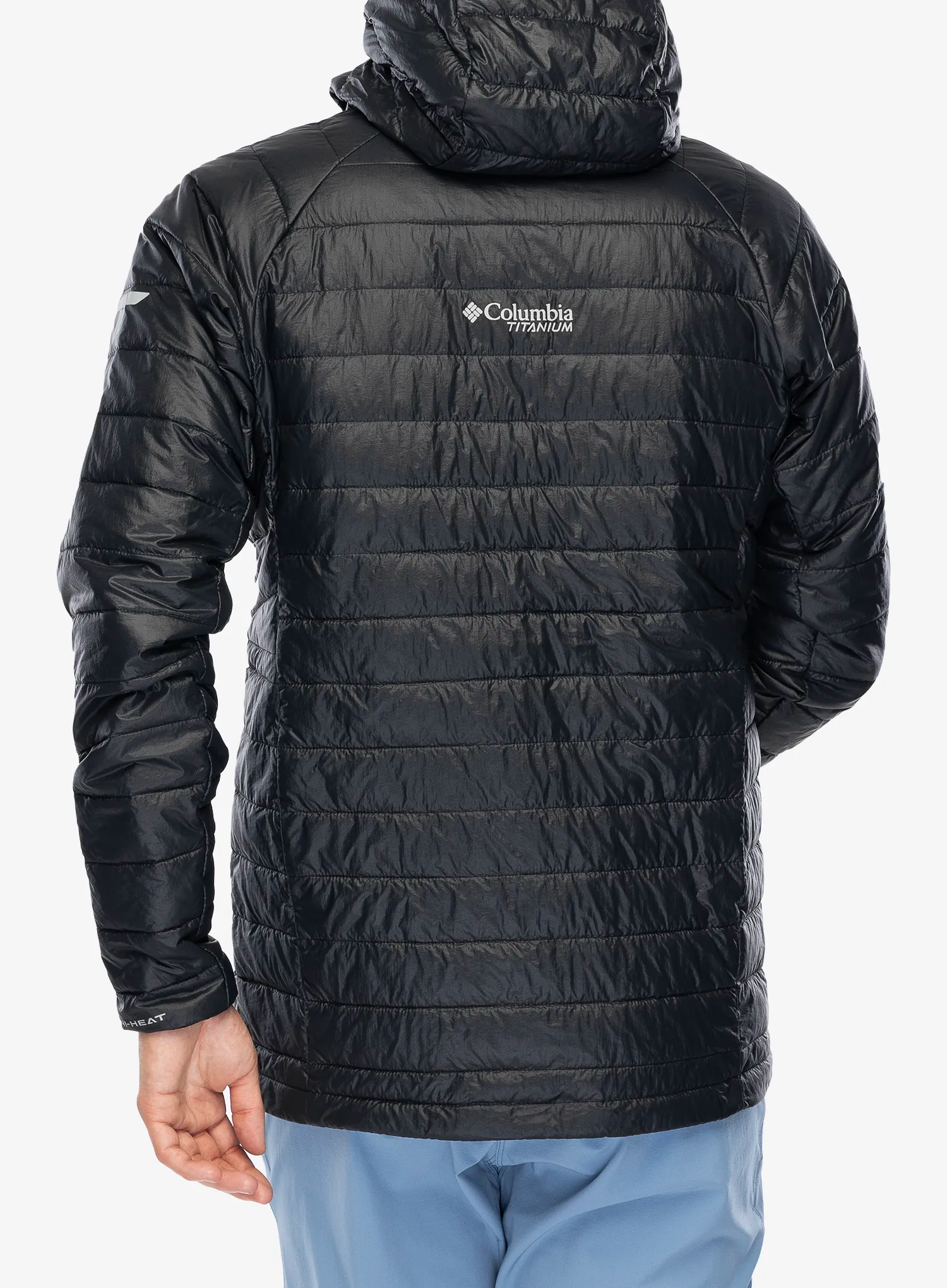 Jakna s postavom Columbia Platinum Peak II Hooded Jacket - black