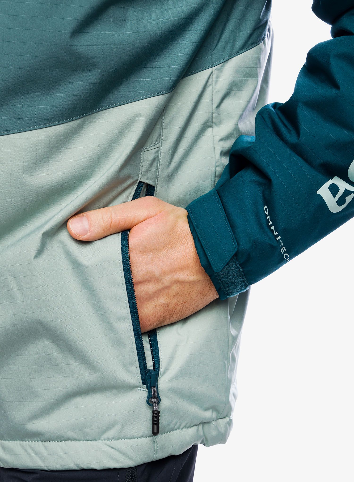 Jakna s postavom Columbia Point Park Insulated Jacket - metal/niagara/night wave