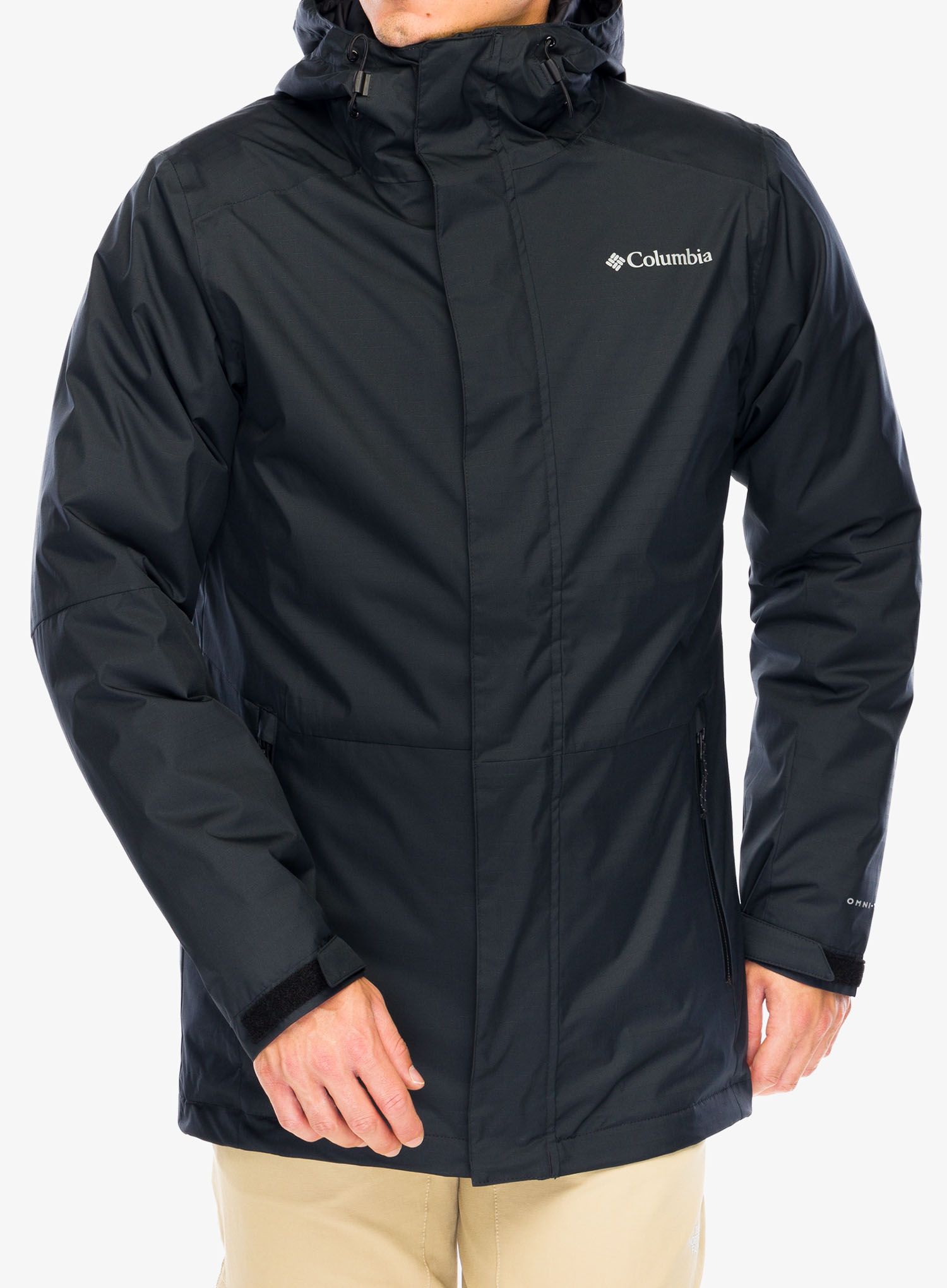 Jakna 3u1 Columbia Point Park Interchange Jacket - black