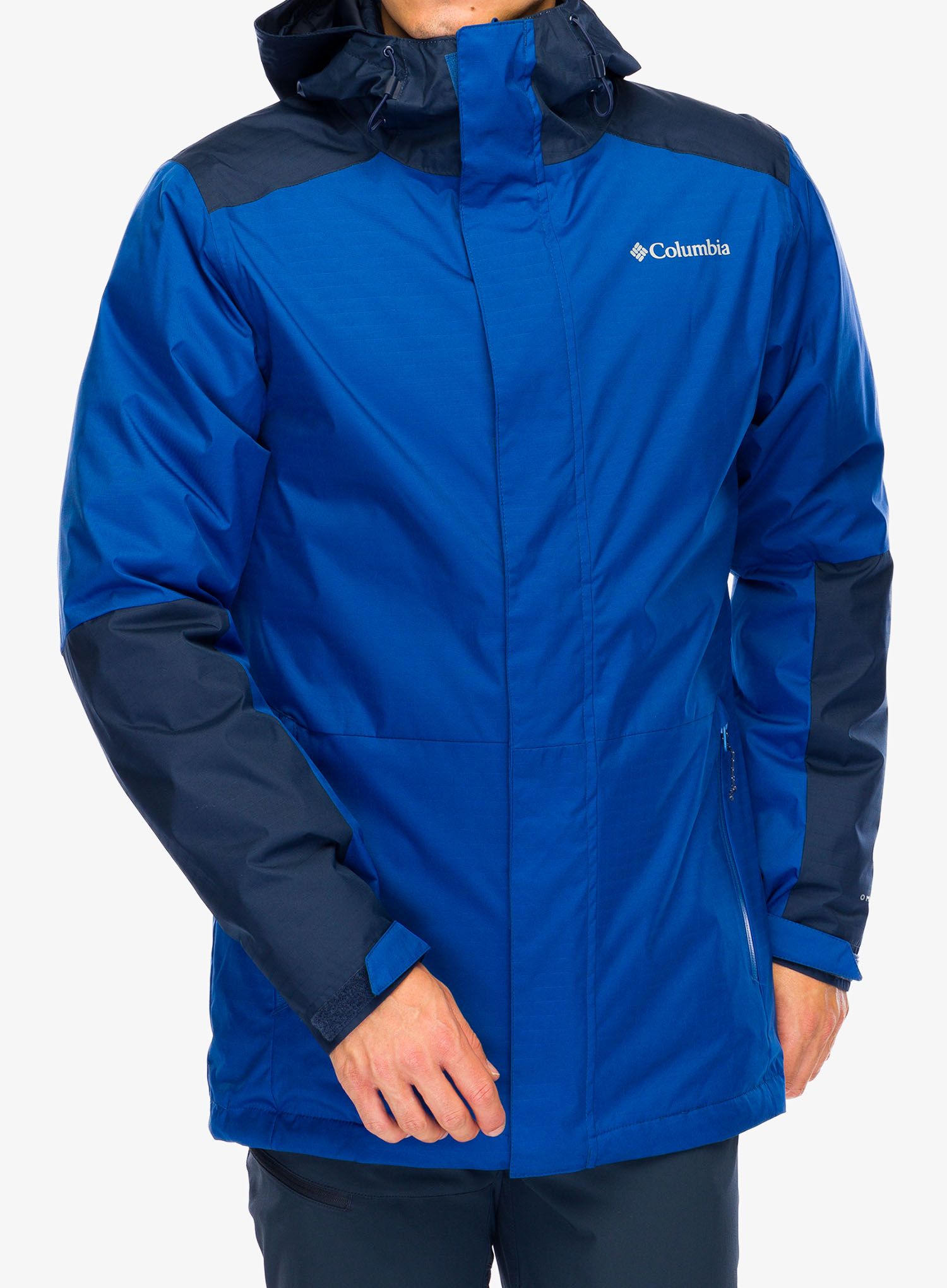 Jakna 3u1 Columbia Point Park Interchange Jacket - mountain blue/collegiate navy