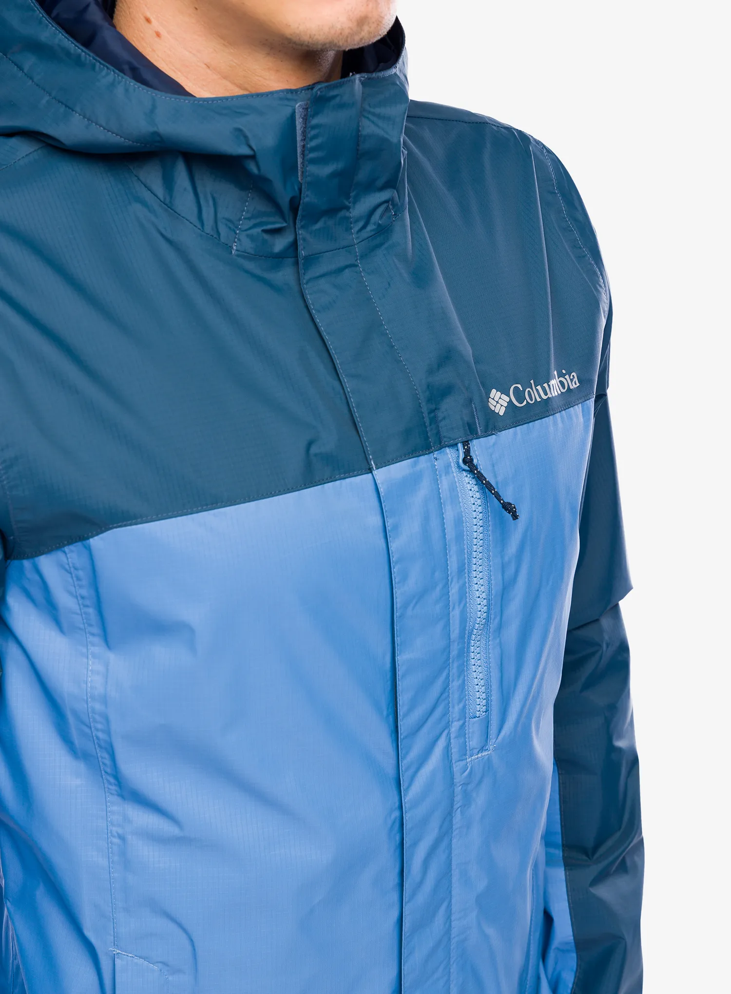 Kišna jakna Columbia Pouring Adventure II Jacket - skyler/dark mountain