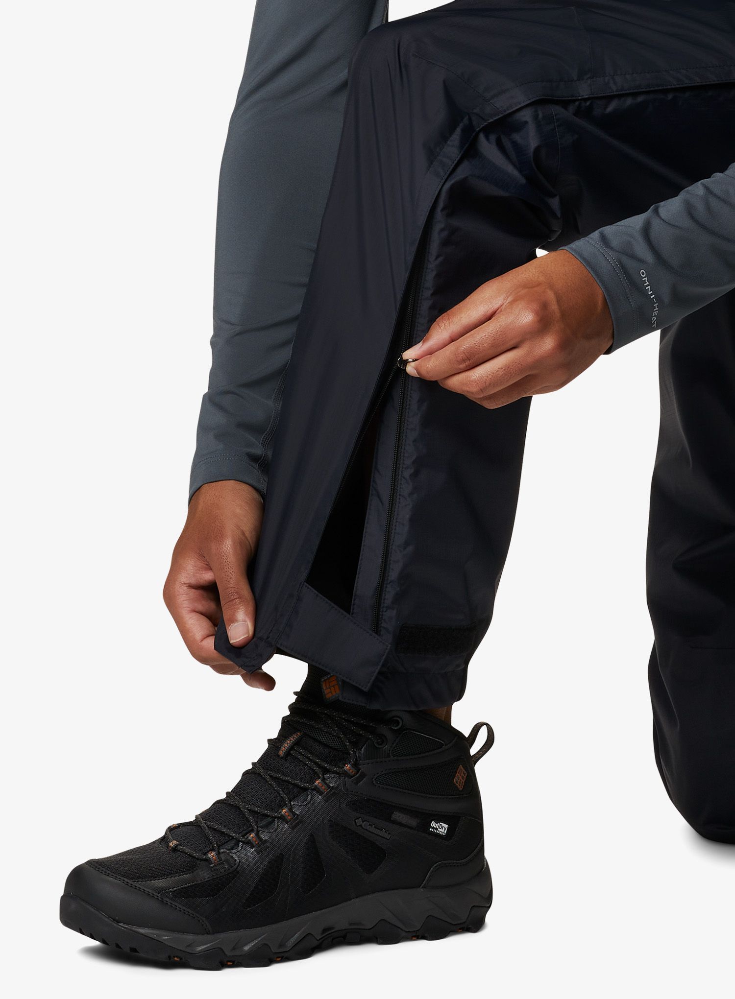 Kišne hlače Columbia Pouring Adventure II Pant - black