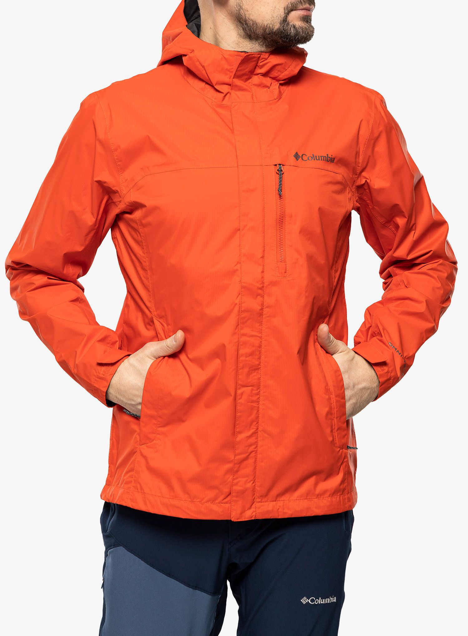 Kišna jakna Columbia Pouring Adventure II Jacket - spicy