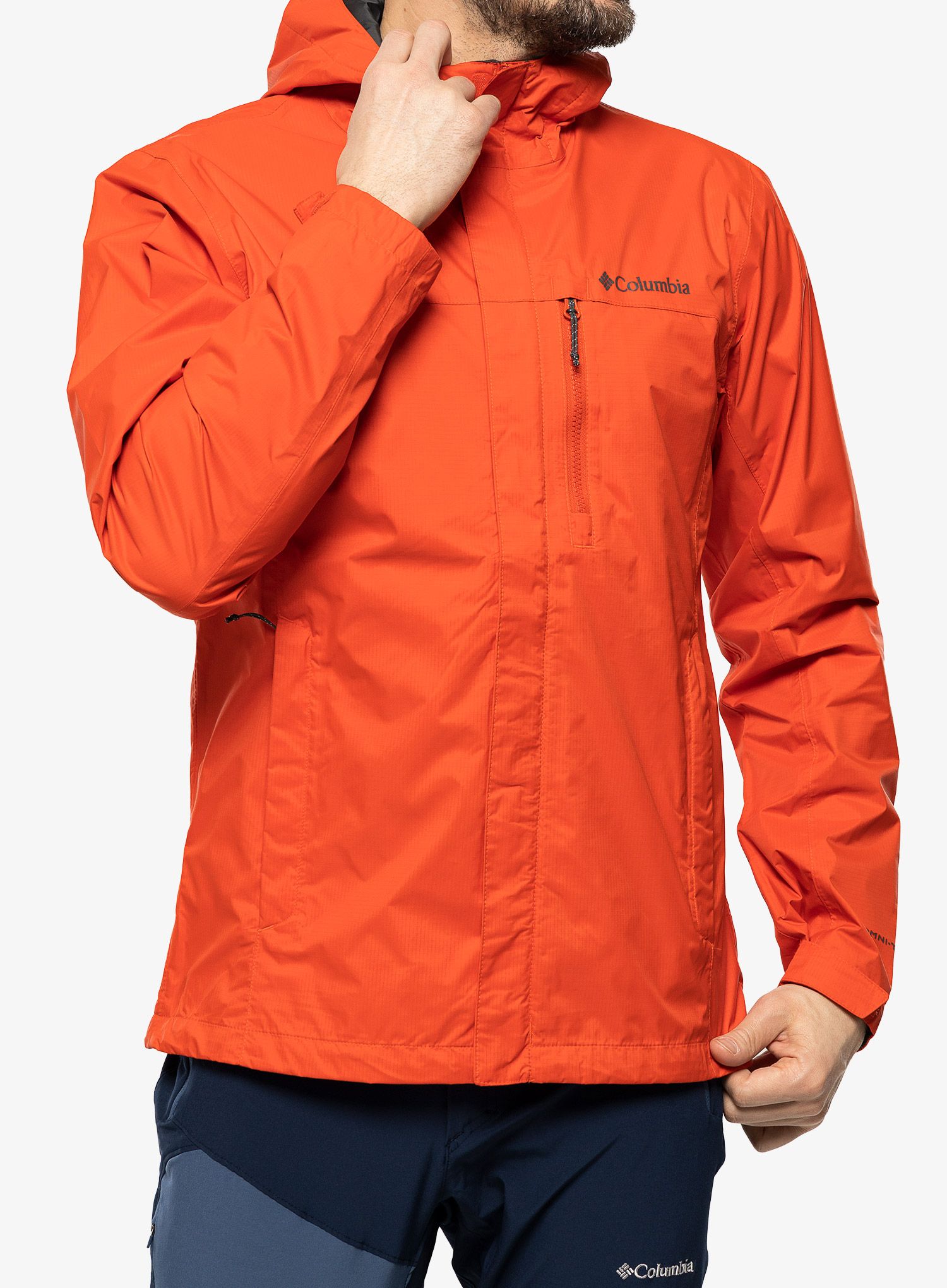 Kišna jakna Columbia Pouring Adventure II Jacket - spicy