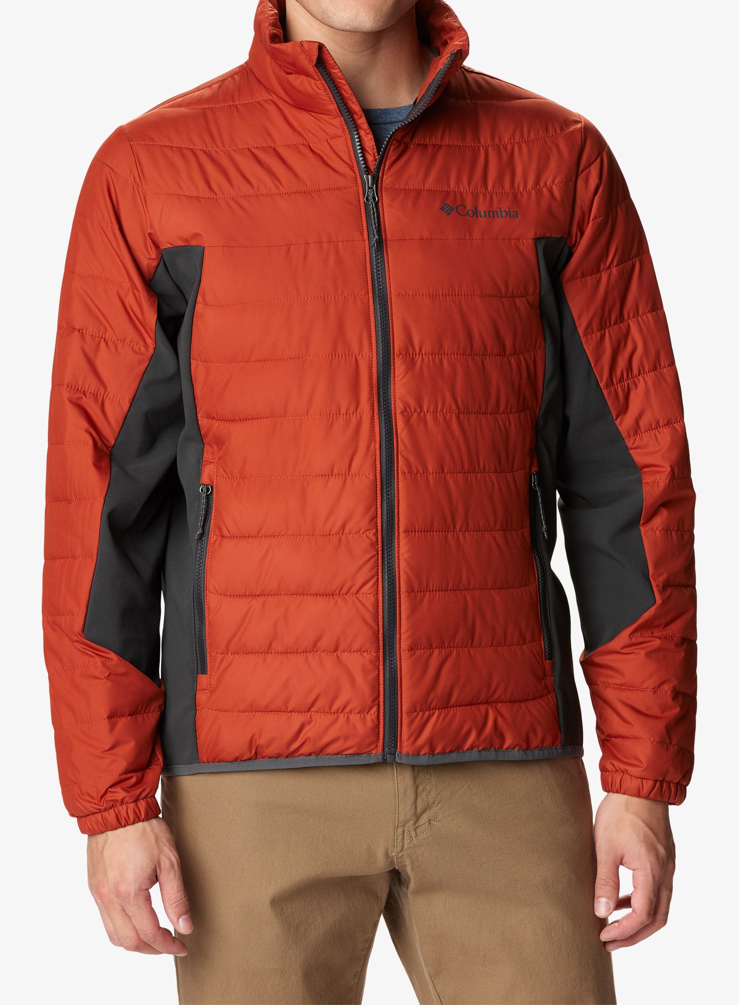 Jakna s postavom Columbia Powder Lite Hybrid Jacket - warp red/shark