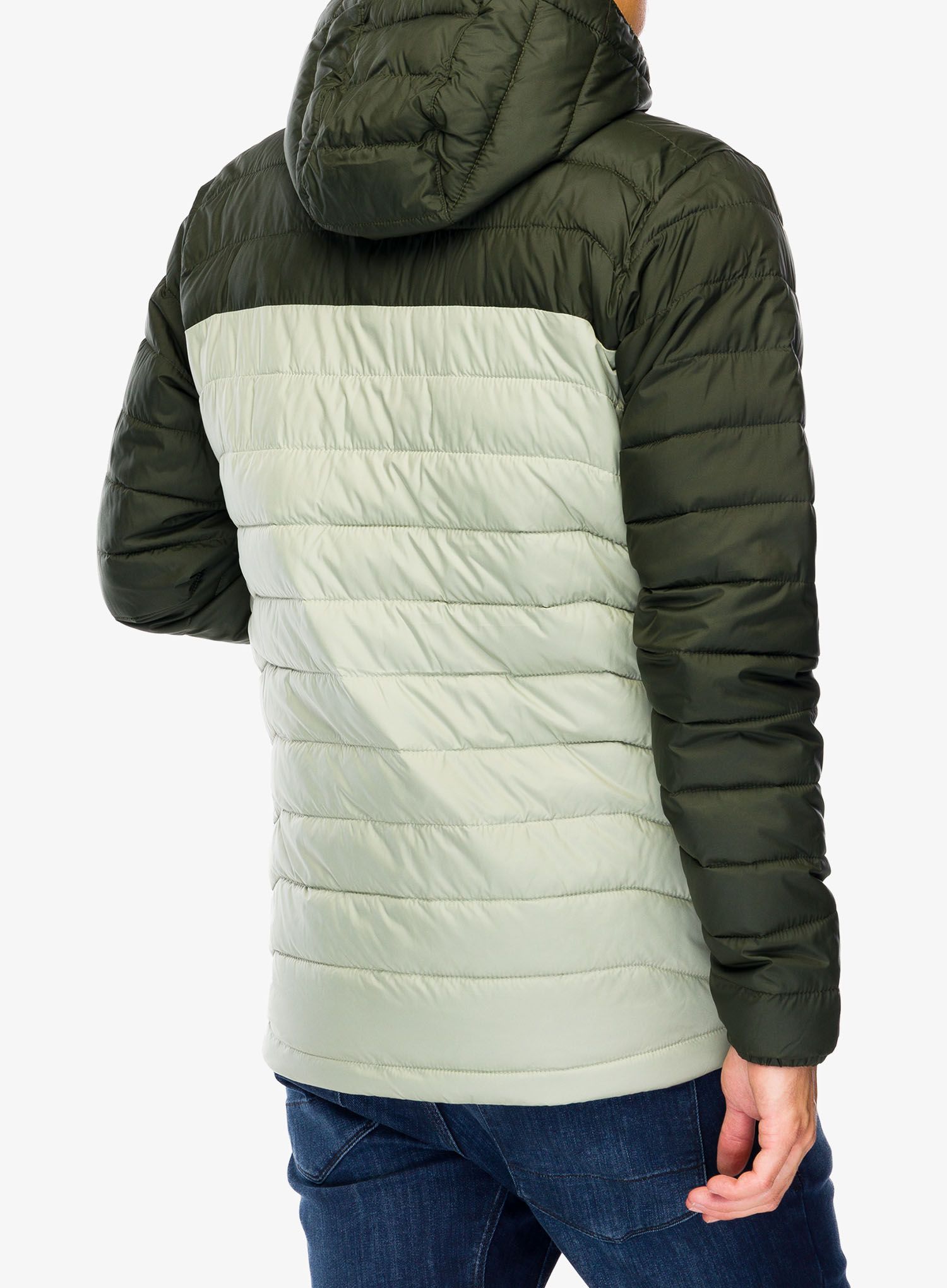 Jakna Columbia Powder Lite II Hooded Jacket - safari/greenscape