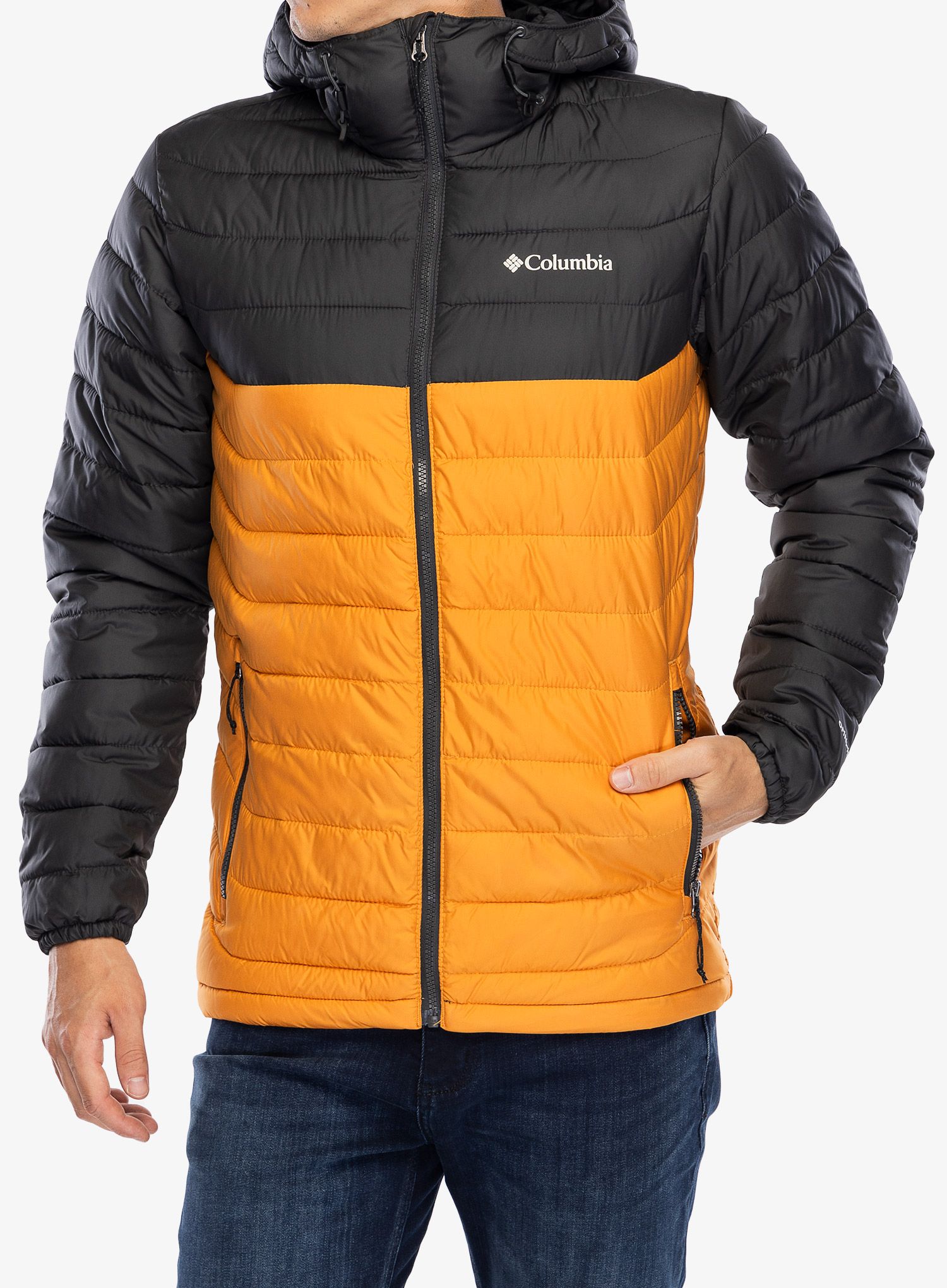 Jakna Columbia Powder Lite II Hooded Jacket - sunstone/shark