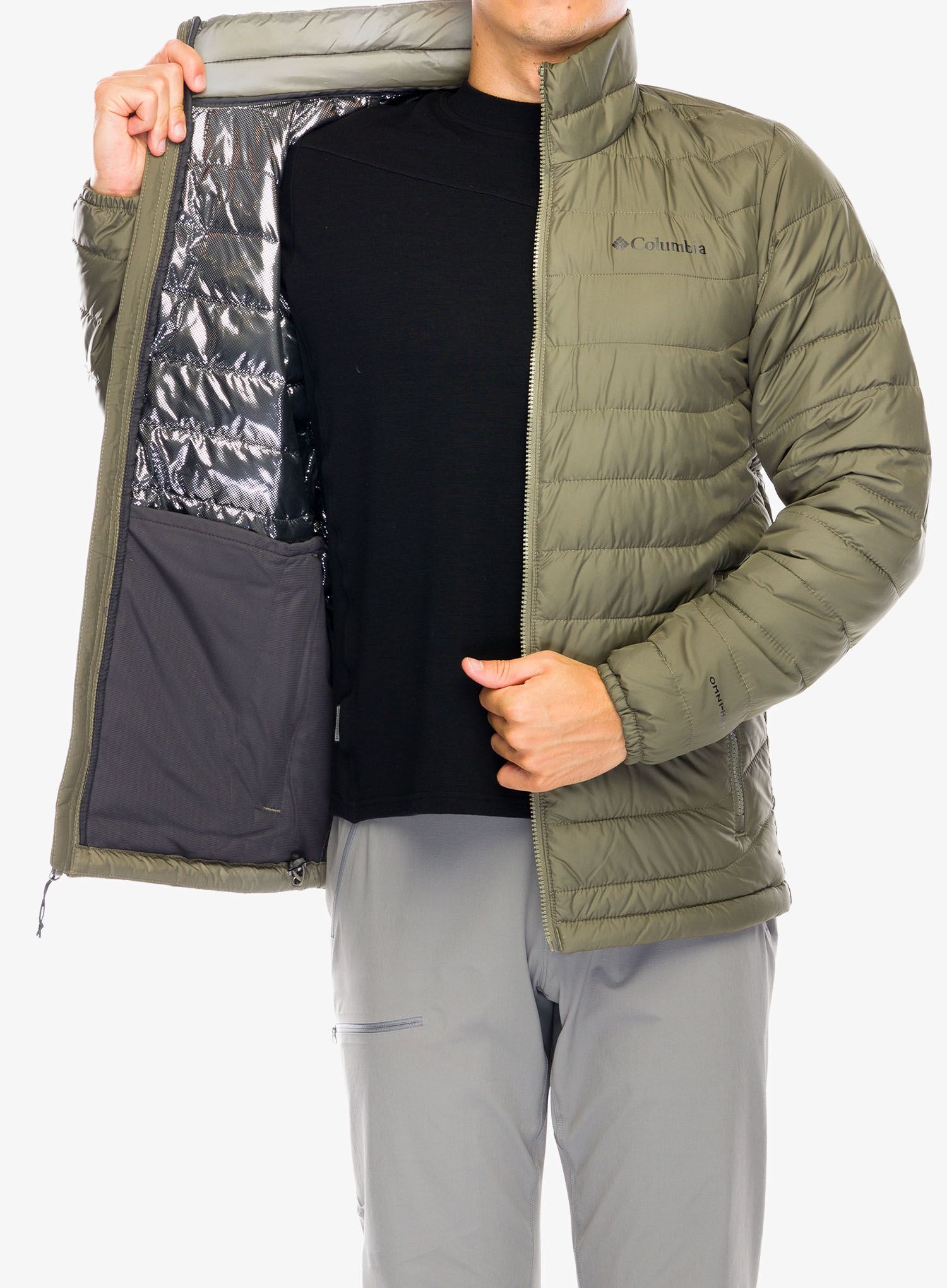 Jakna s postavom Columbia Powder Lite II Jacket - stone green