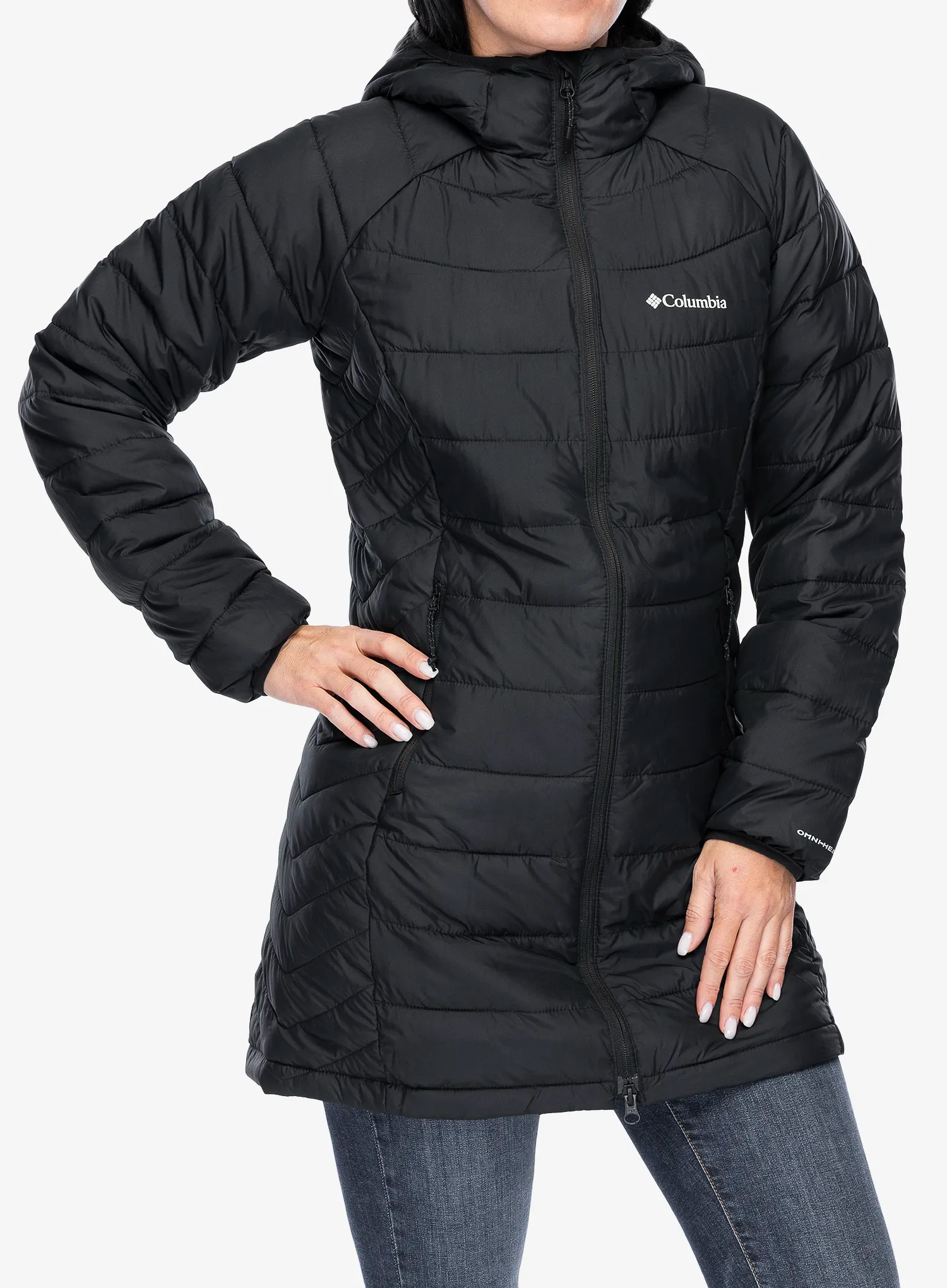 Ženski kaput Columbia Powder Lite II Mid Jacket - black