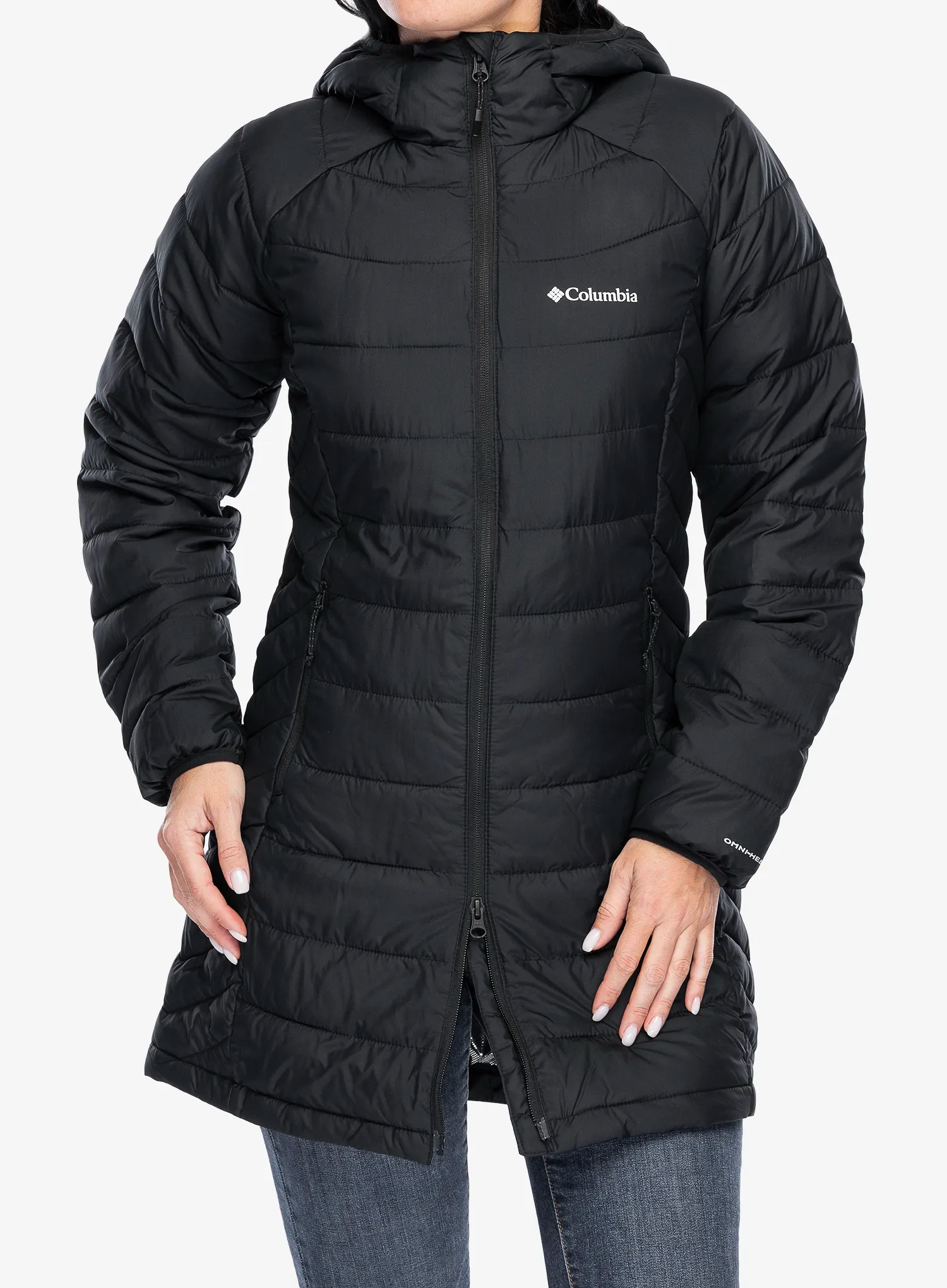Ženski kaput Columbia Powder Lite II Mid Jacket - black