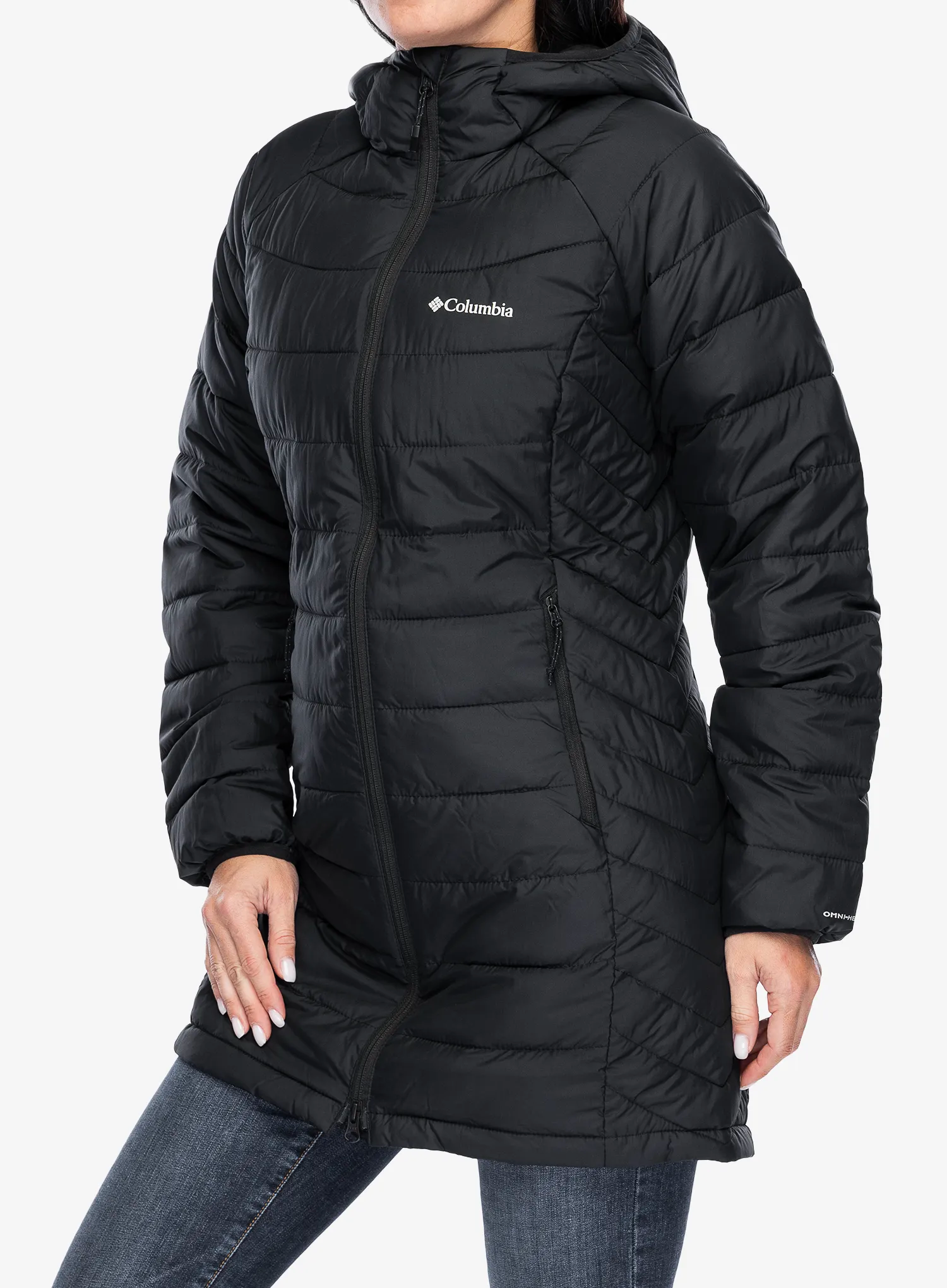 Ženski kaput Columbia Powder Lite II Mid Jacket - black