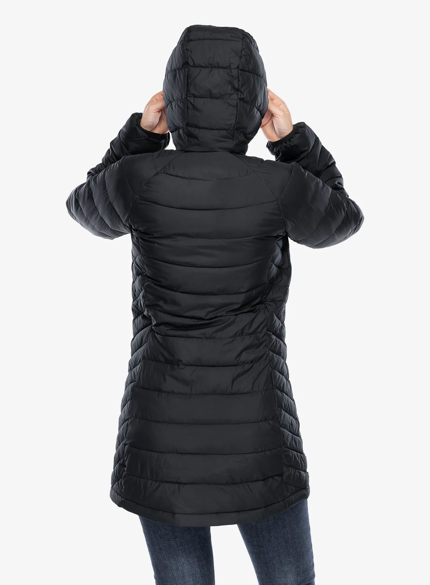Ženski kaput Columbia Powder Lite II Mid Jacket - black