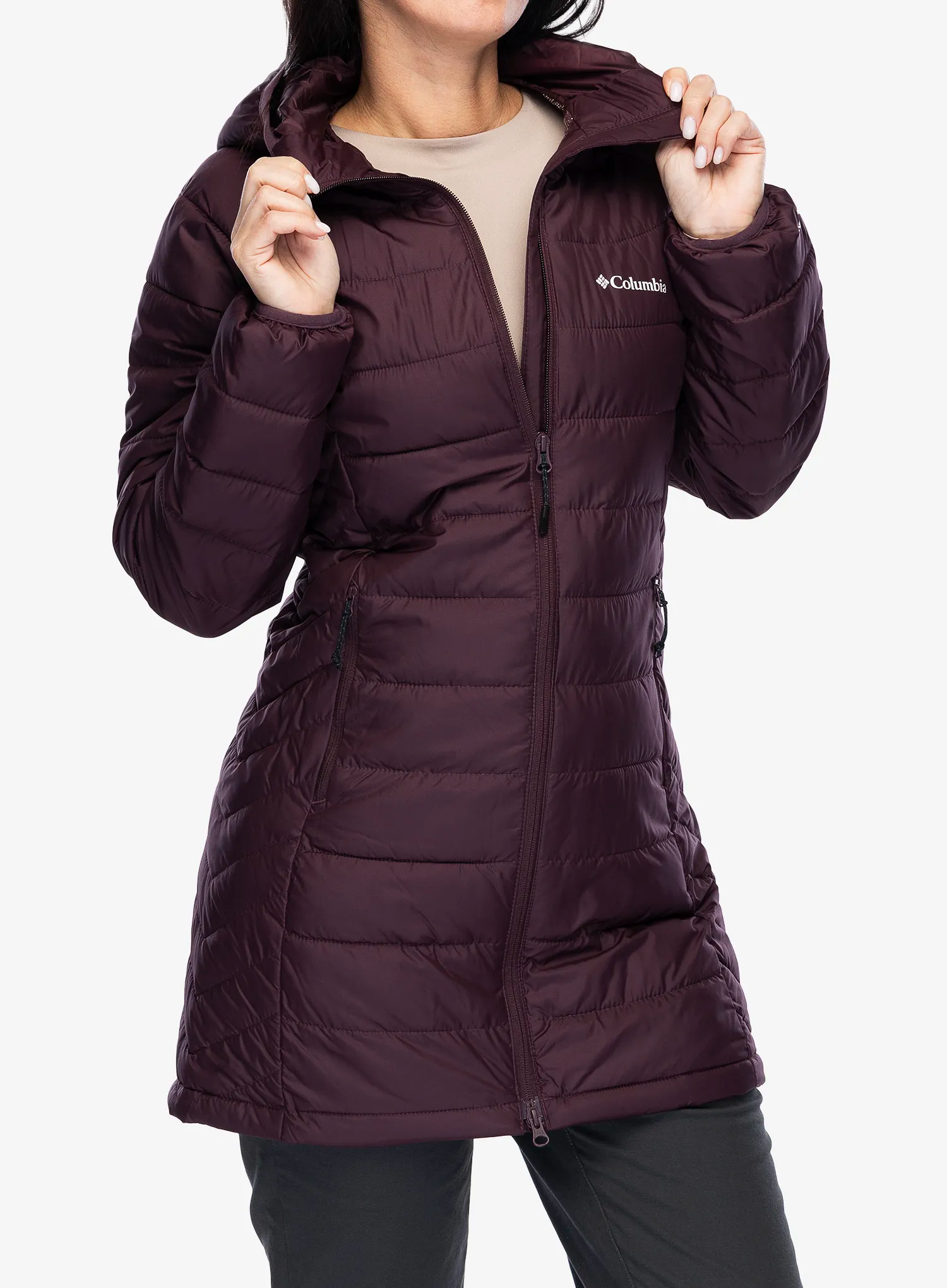 Ženski kaput Columbia Powder Lite II Mid Jacket - moonvista