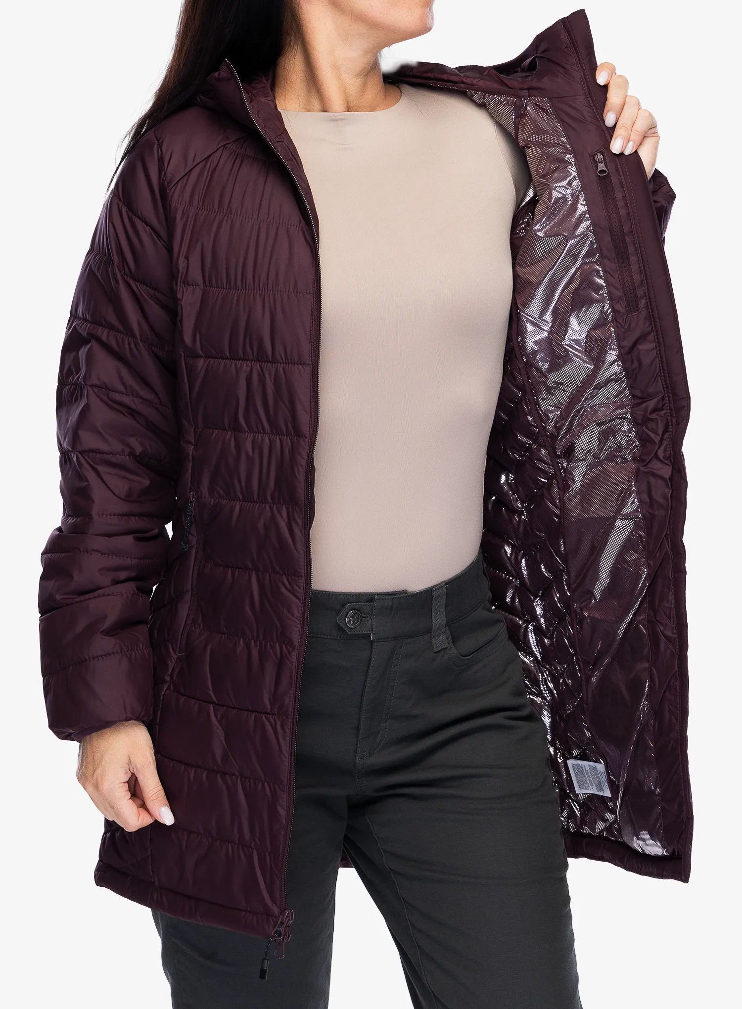 Ženski kaput Columbia Powder Lite II Mid Jacket - moonvista