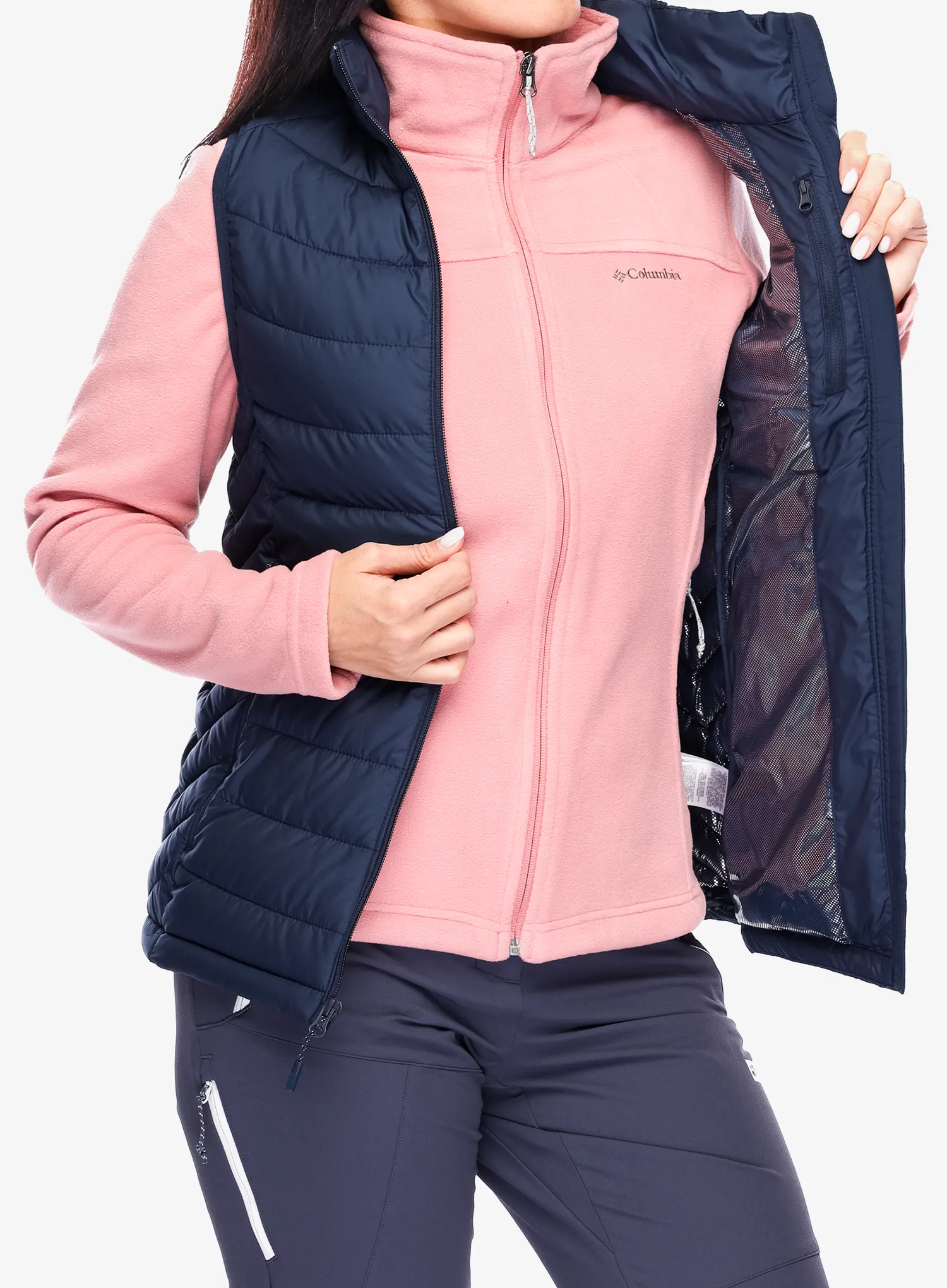 Ženski prsluk Columbia Powder Lite II Vest - collegiate navy