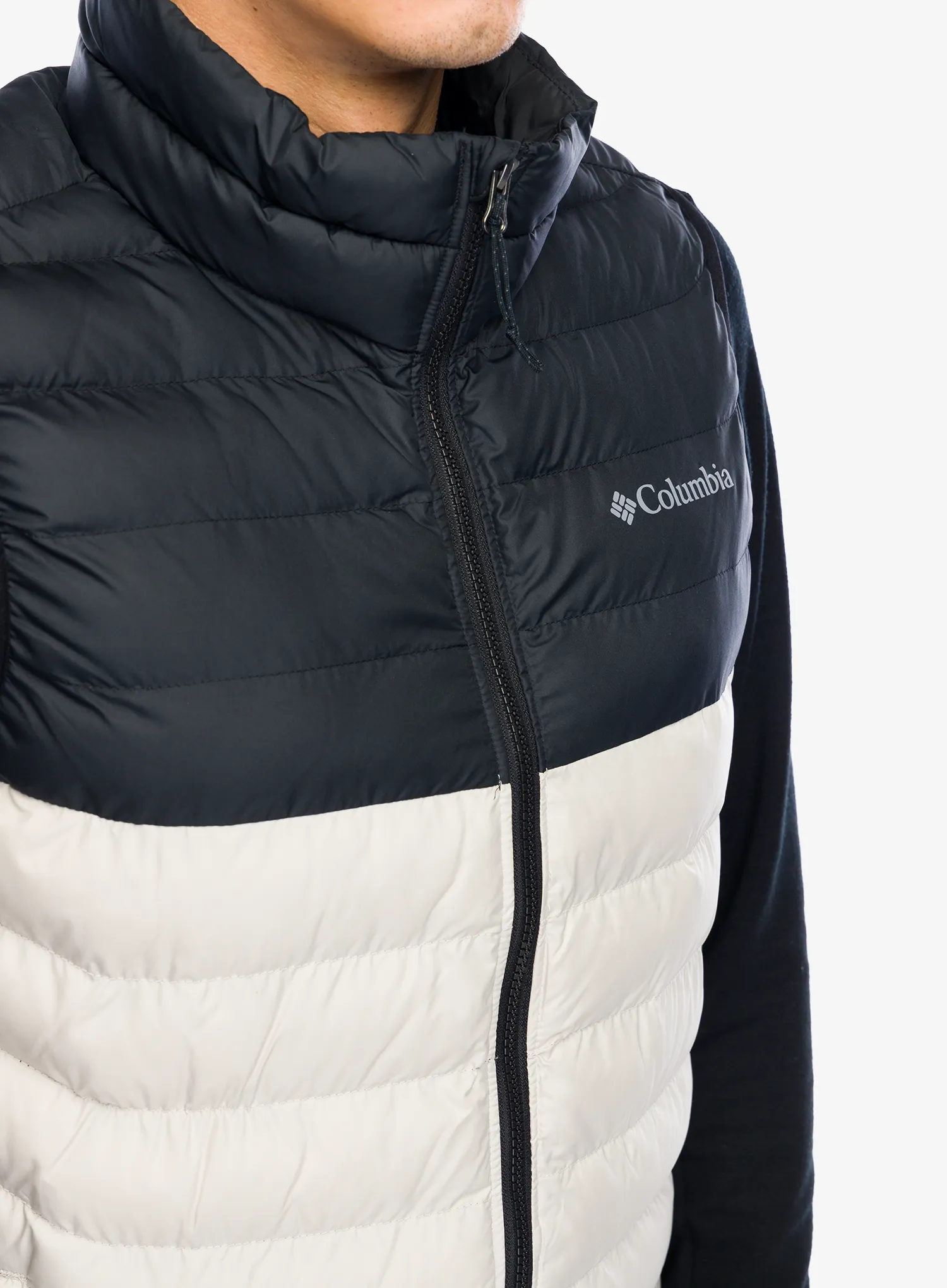 Prsluk Columbia Powder Lite II Vest - dark stone/black