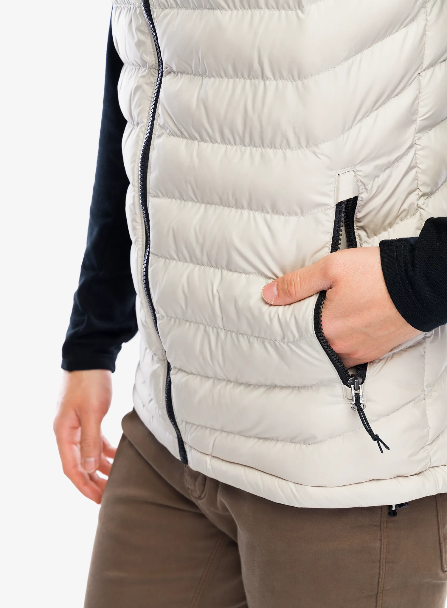 Prsluk Columbia Powder Lite II Vest - dark stone/black