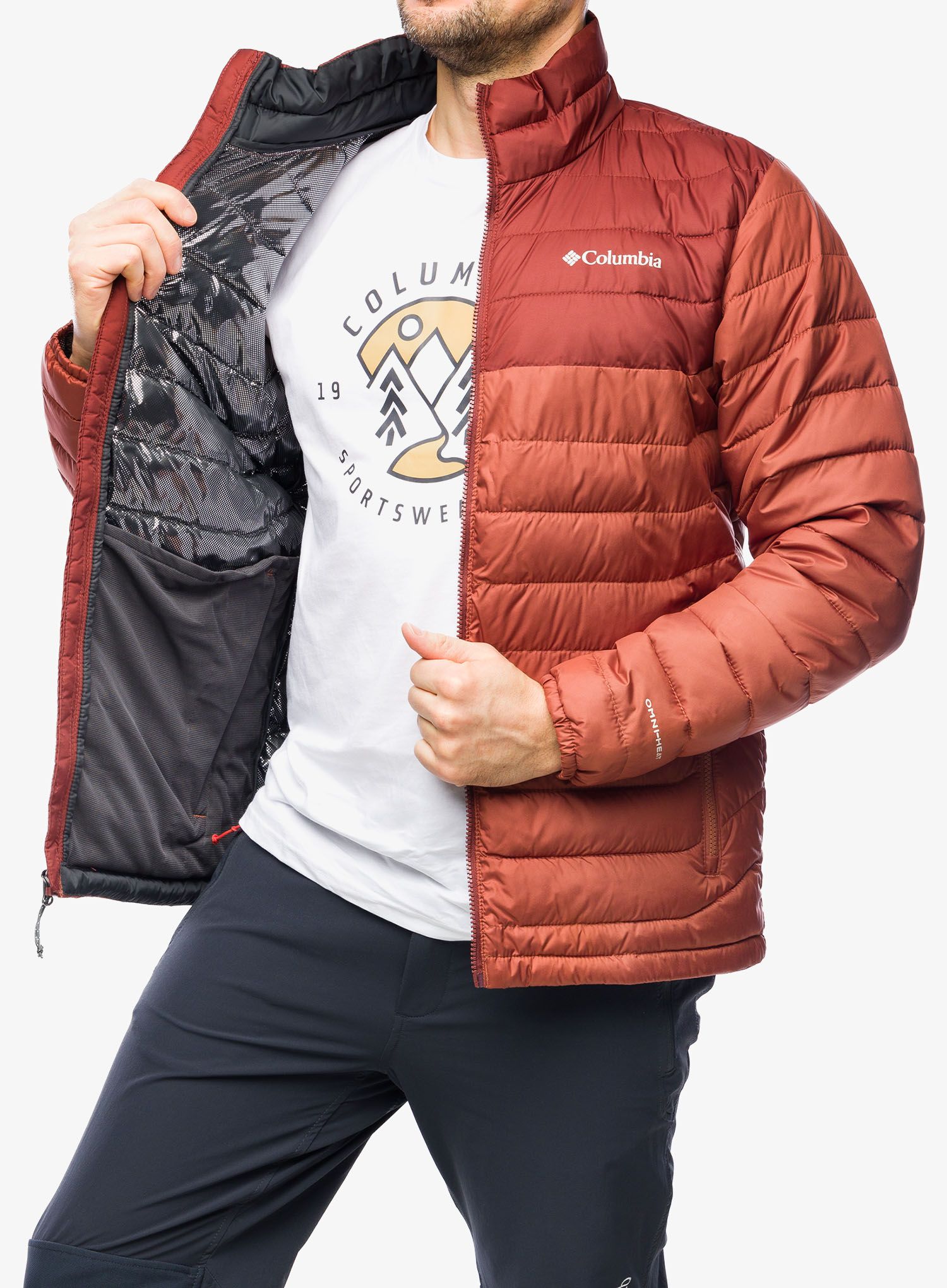 Jakna s postavom Columbia Powder Lite Jacket - auburn/spice
