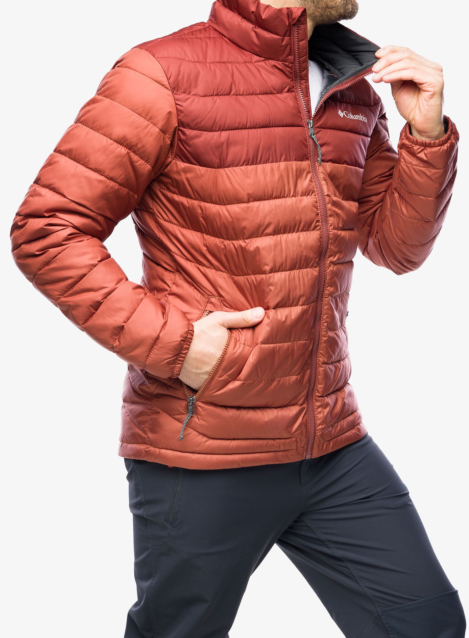 Jakna s postavom Columbia Powder Lite Jacket - auburn/spice