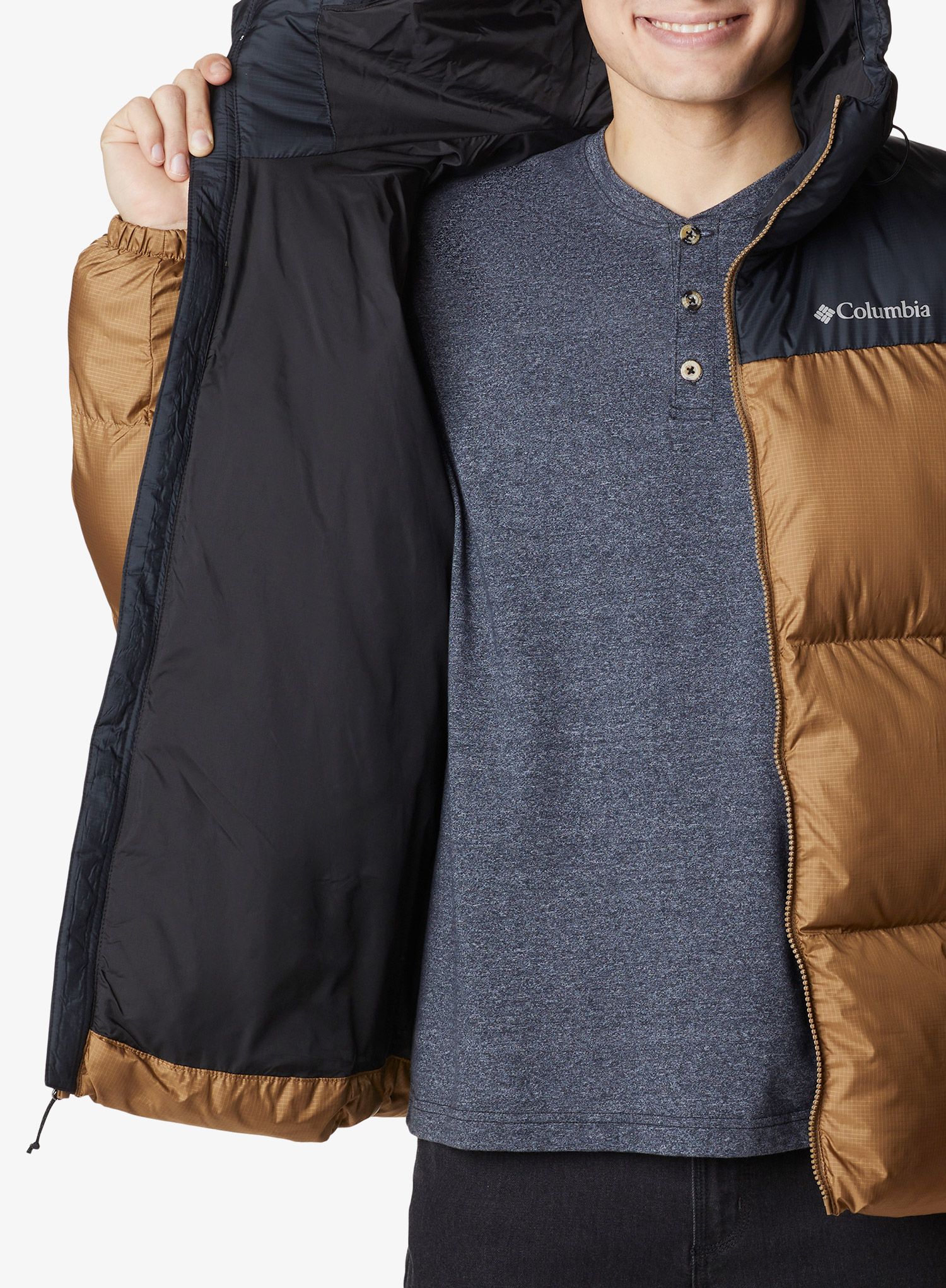 Jakna s postavom Columbia Puffect Hooded Jacket - delta/black