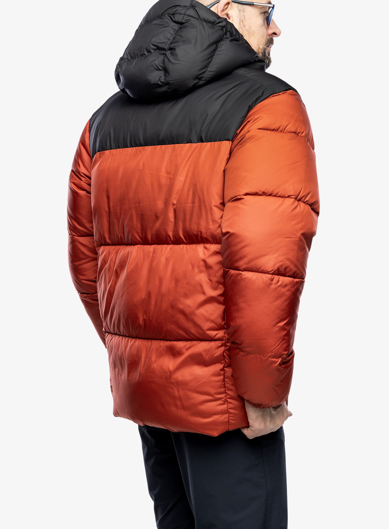 Jakna s postavom Columbia Puffect Hooded Jacket - warp red/shark