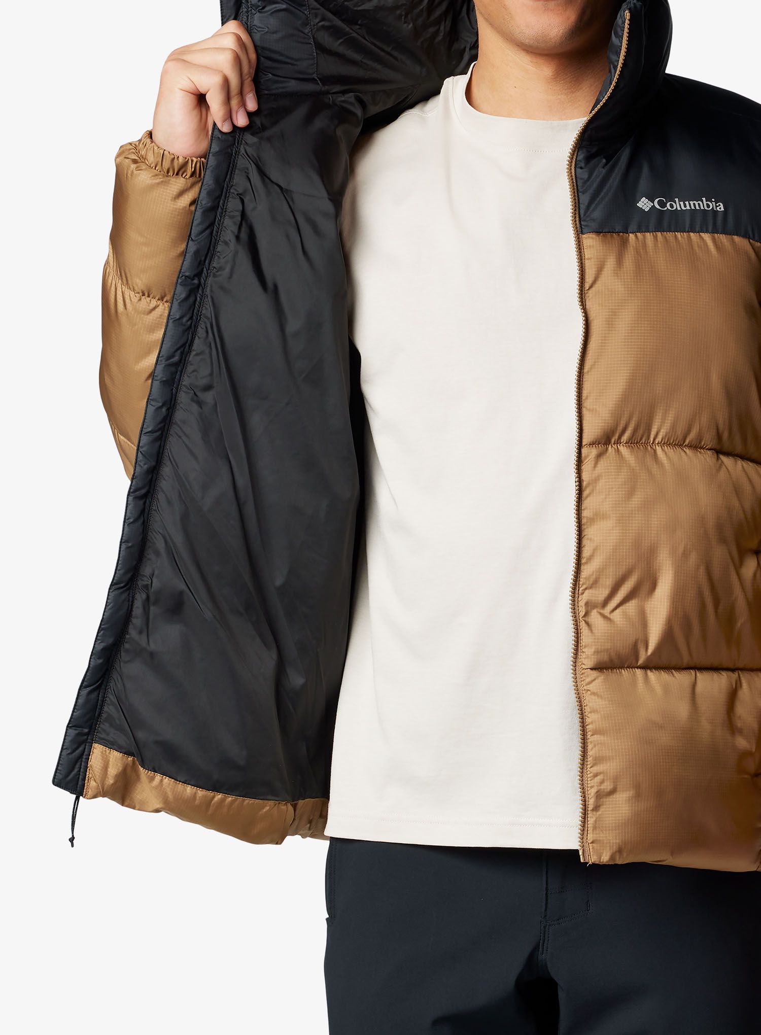 Zimska jakna Columbia Puffect II Hooded Jacket - delta/black