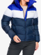 Jakna s postavom ženska Columbia Puffect II Colorblock Jacket - collegiate navy/snowdrift/blue