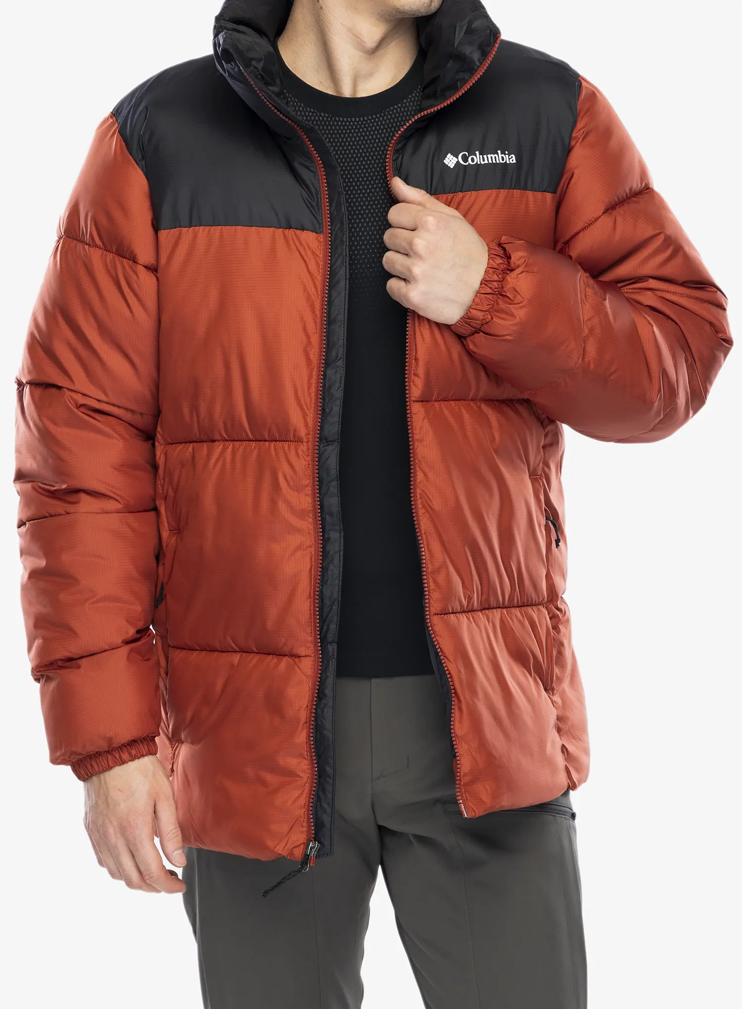 Jakna s postavom Columbia Puffect II Jacket - warp red/shark