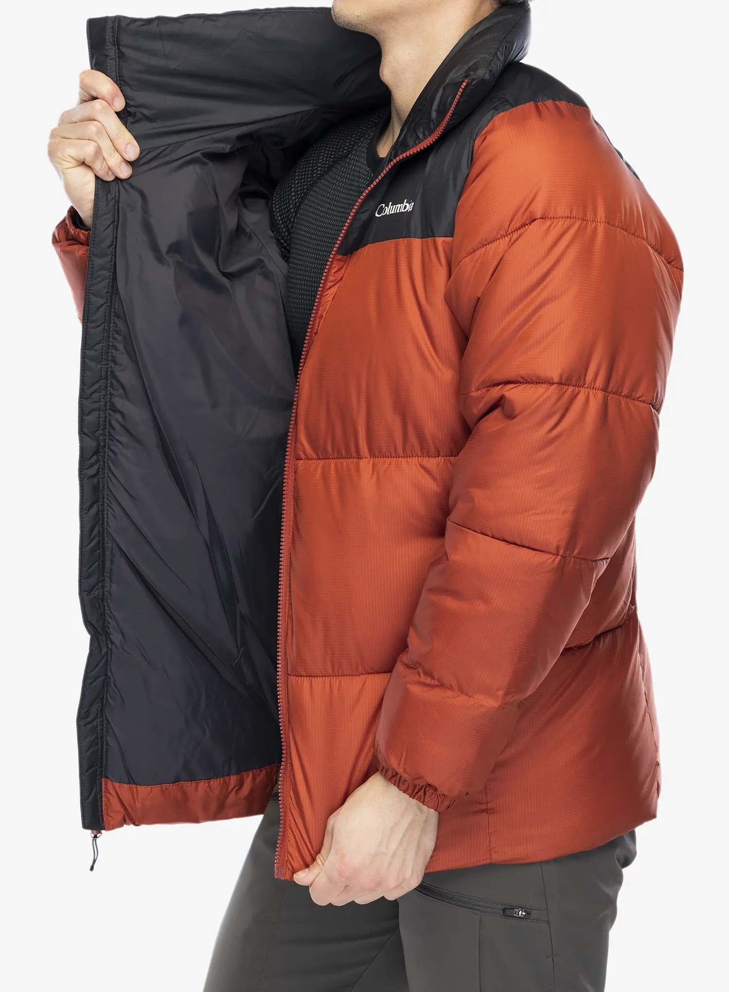 Jakna s postavom Columbia Puffect II Jacket - warp red/shark
