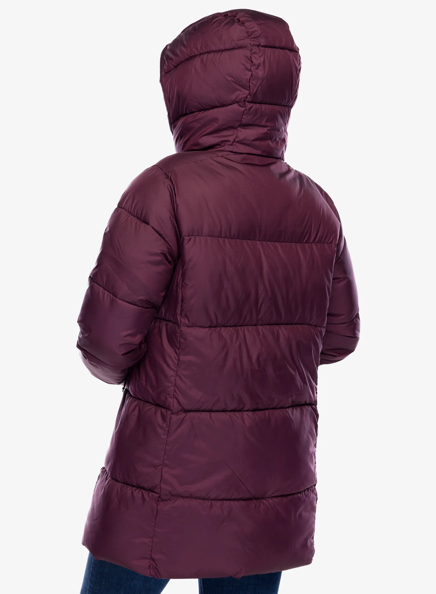 Ženski kaput Columbia Puffect II Mid Hooded Jacket - moonvista