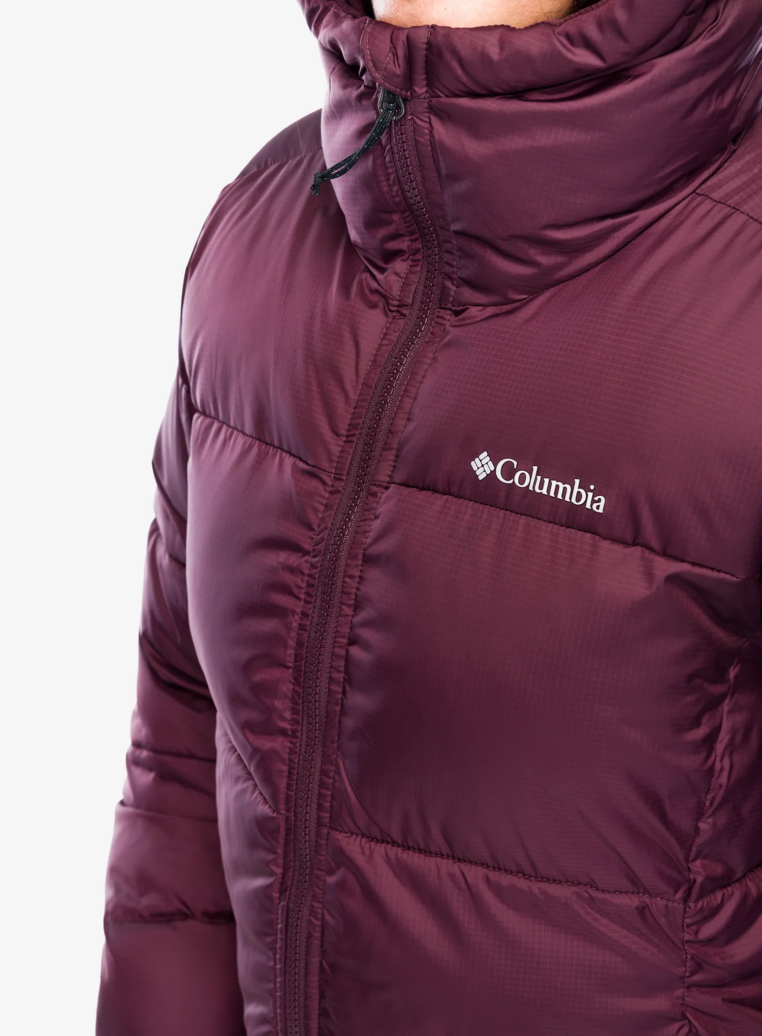 Ženski kaput Columbia Puffect II Mid Hooded Jacket - moonvista