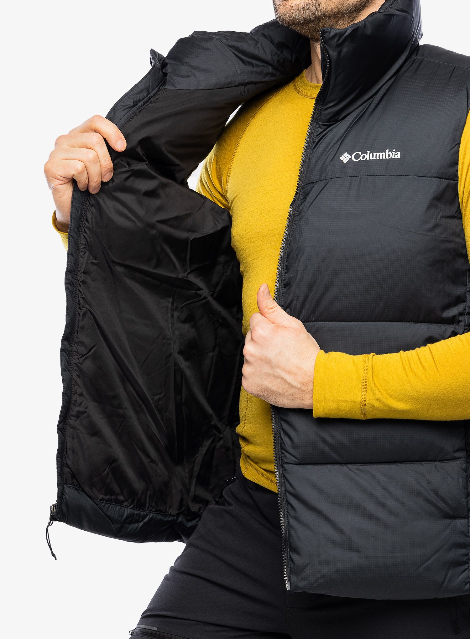Prsluk s postavom Columbia Puffect II Vest - black