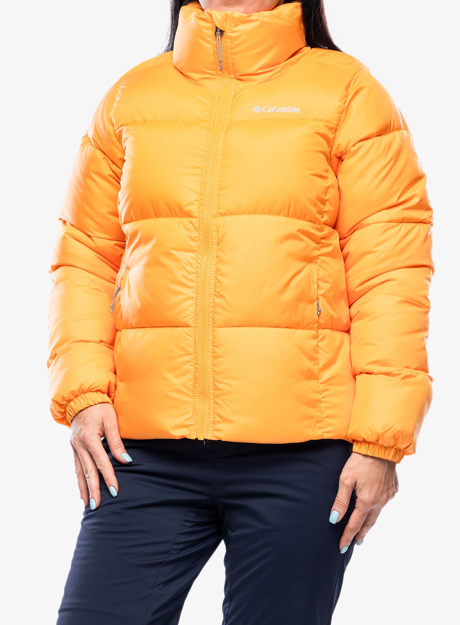 Jakna s postavom ženska Columbia Puffect Jacket - sunset peach