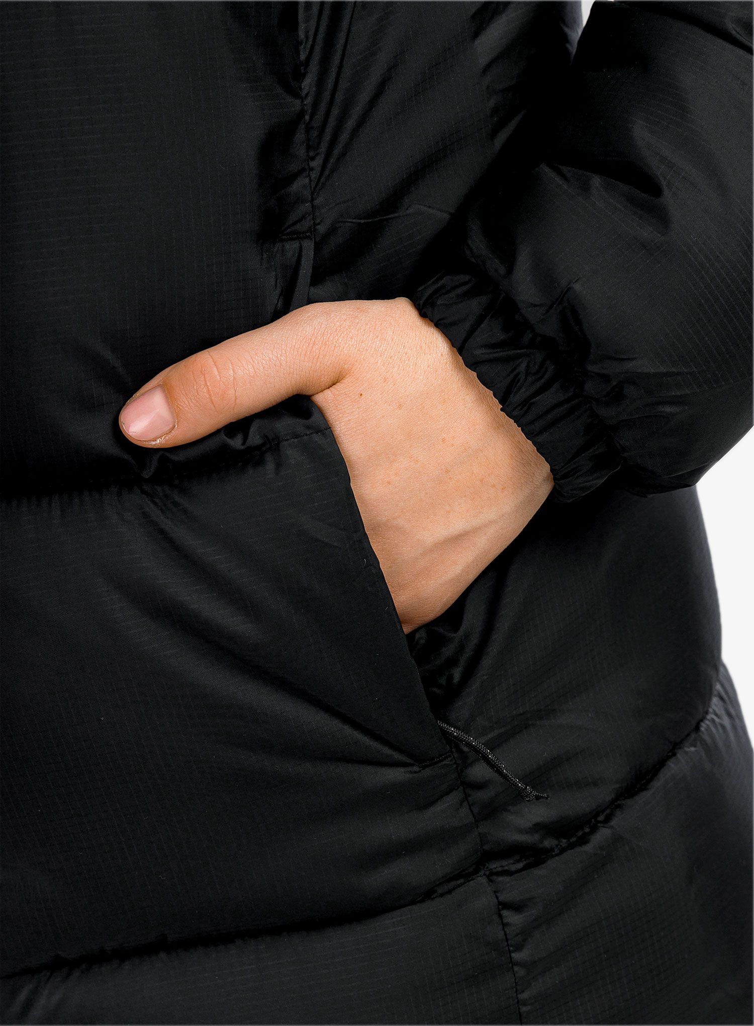 Ženski kaput Columbia Puffect Mid Hooded Jacket - black