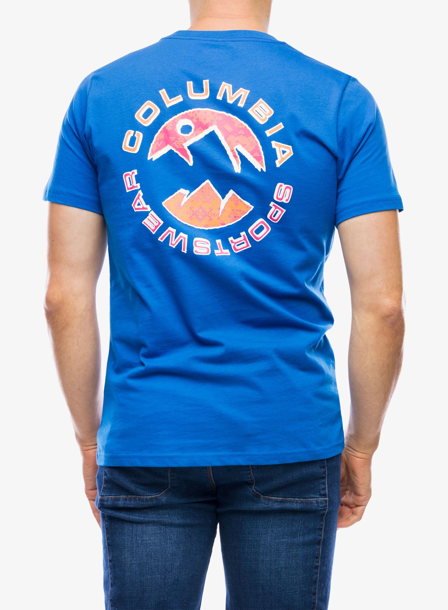Pamučna majica Columbia Rapid Ridge Back Graphic Tee II - bright indigo