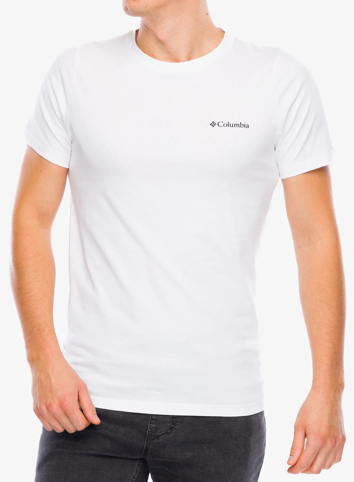 Pamučna majica Columbia Rapid Ridge Back Graphic Tee II - white/camp icons