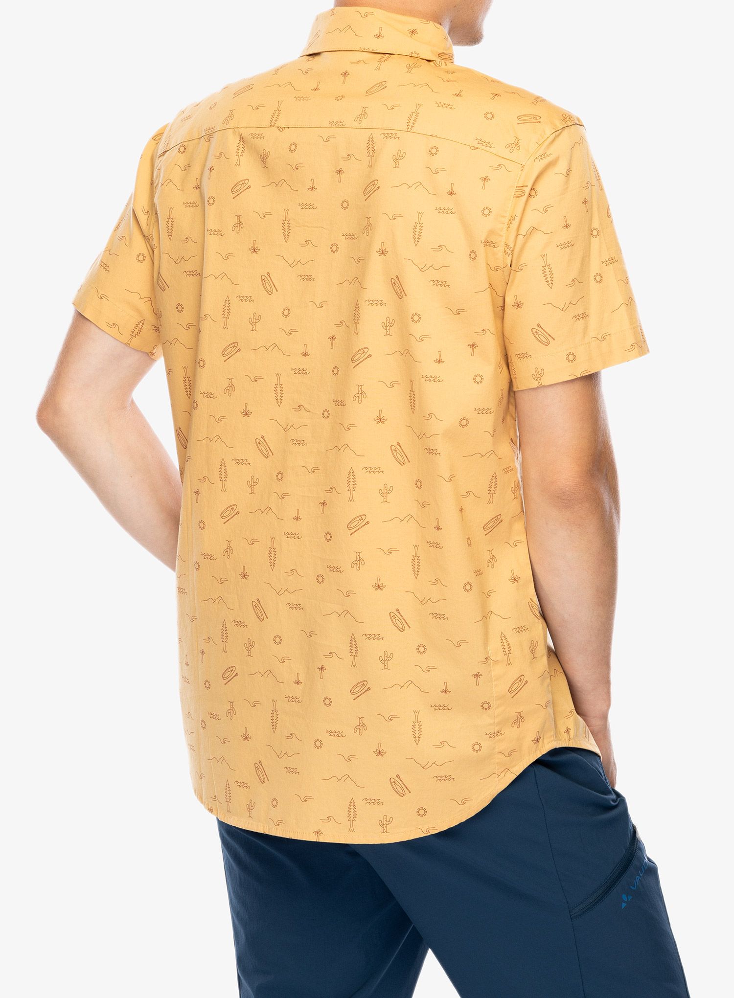 Planinarska košulja Columbia Rapid Rivers Printed Short Sleeve Shirt - light camel explorer