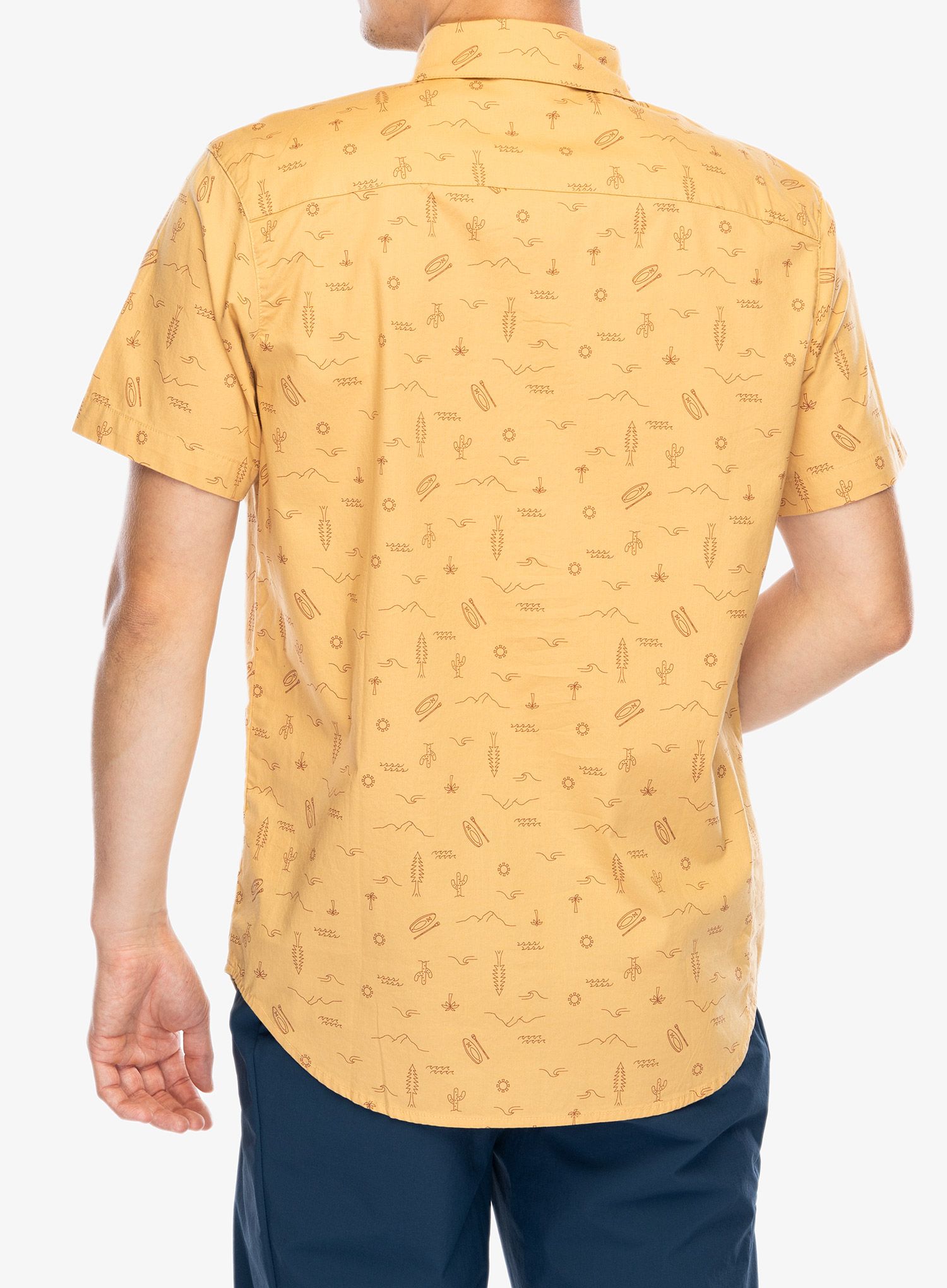 Planinarska košulja Columbia Rapid Rivers Printed Short Sleeve Shirt - light camel explorer