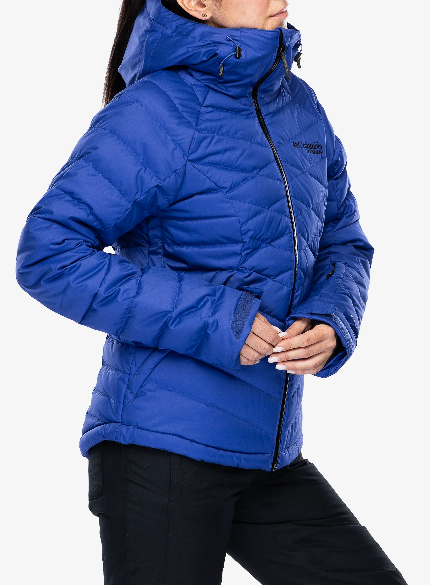 Ženska jakna Columbia Roaring Fork II Down Jacket - clematis blue