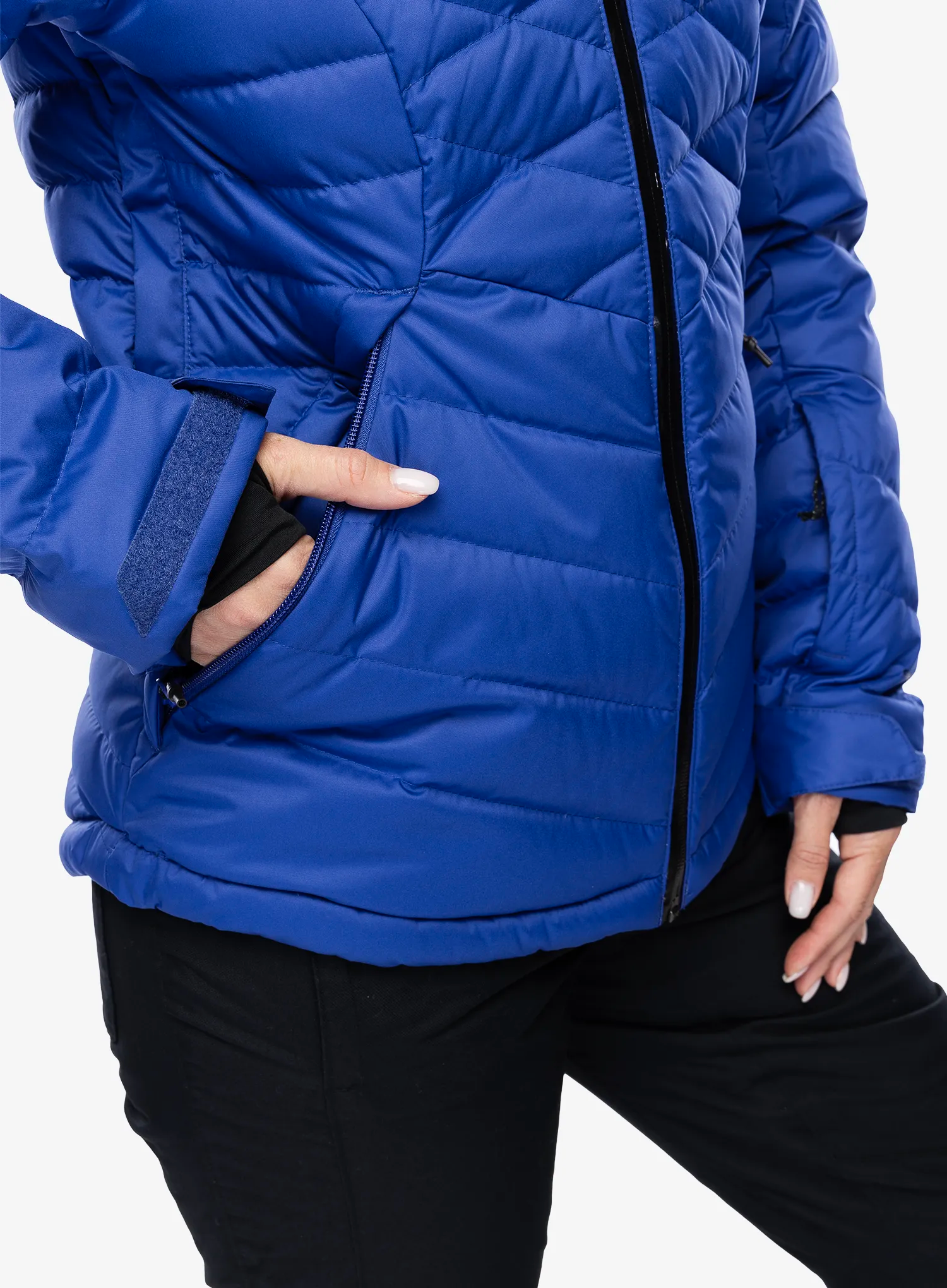 Ženska jakna Columbia Roaring Fork II Down Jacket - clematis blue