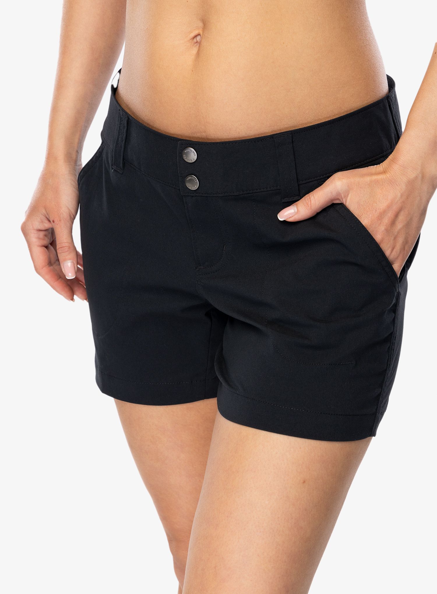 Ženske planinarske kratke hlače Columbia Saturday Trail Short - black
